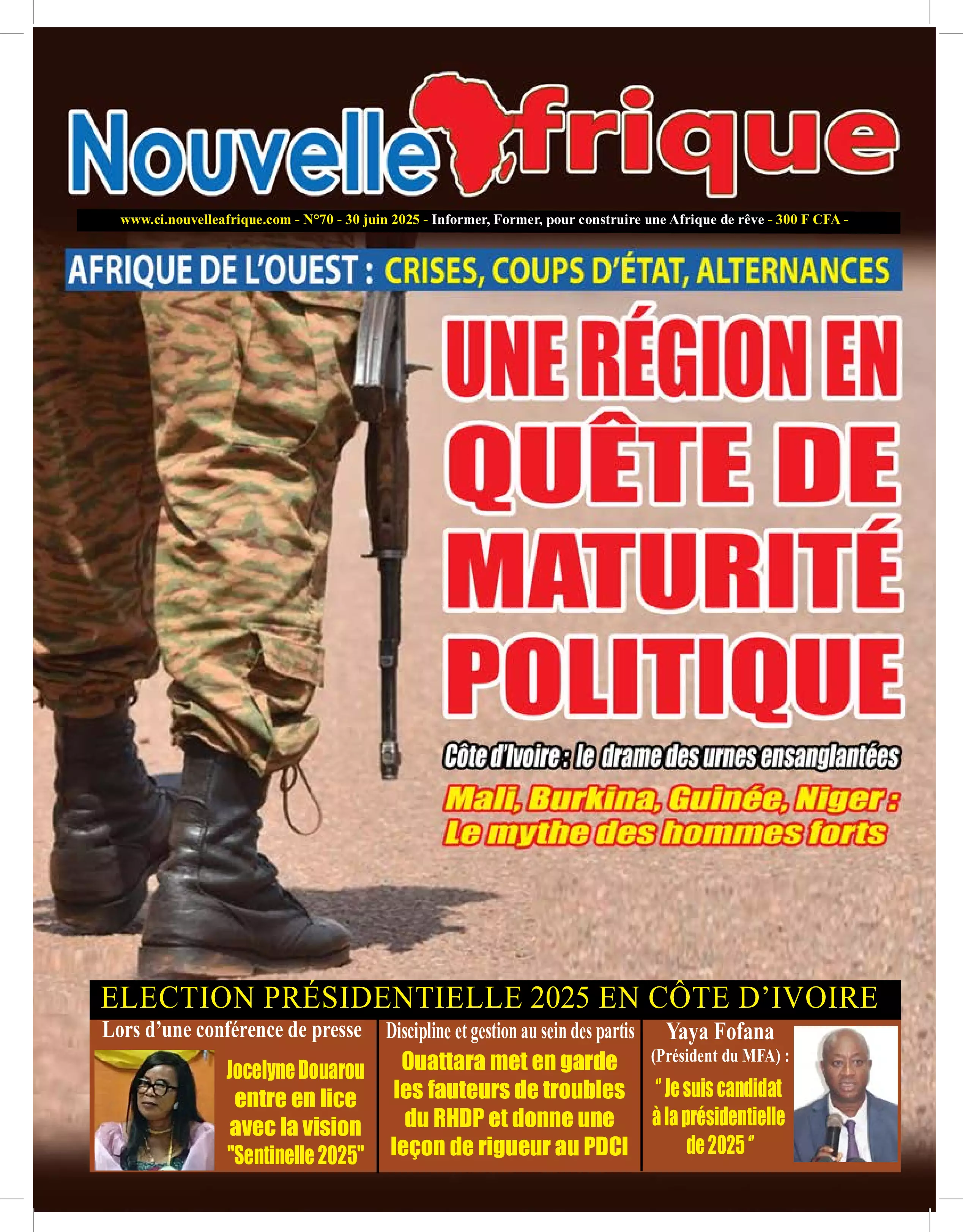 NOUVELLE AFRIQUE N° 70