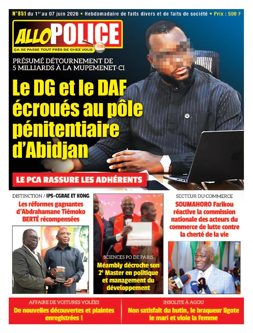 ALLO POLICE N° 851