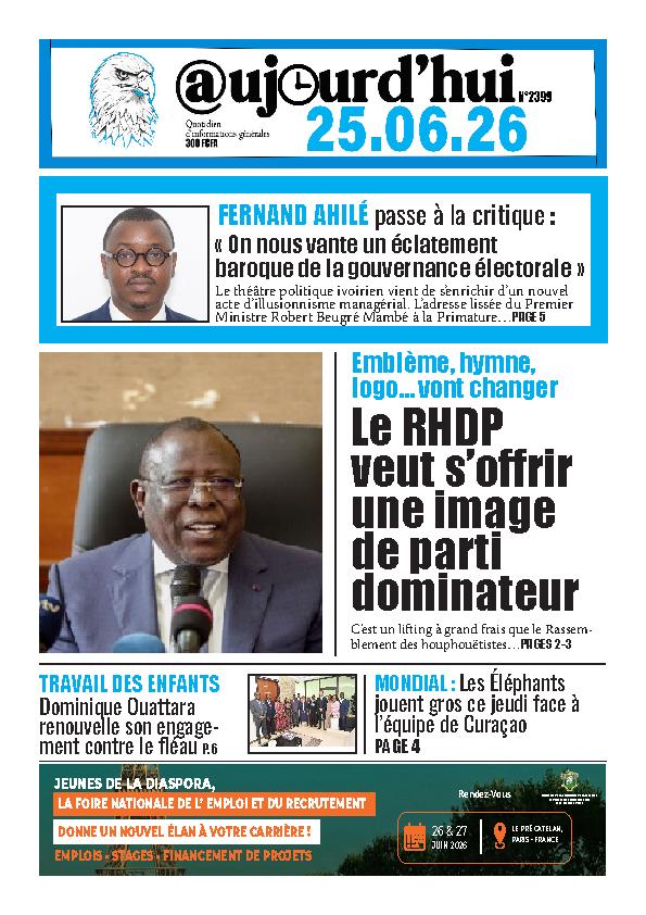 AUJOURD'HUI N° 2399