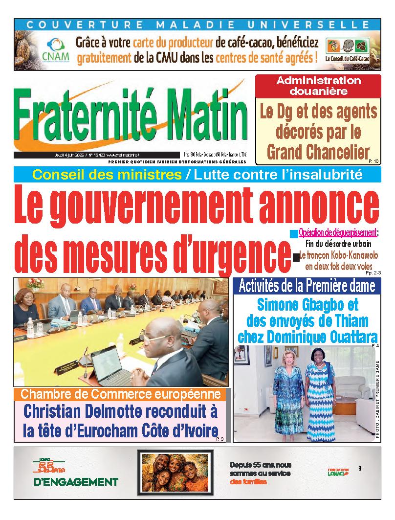 FRATERNITE MATIN N° 18420