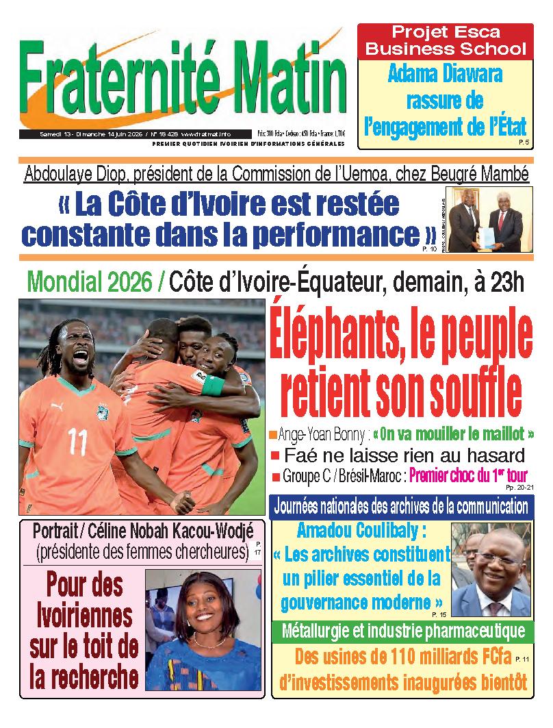 FRATERNITE MATIN N° 18428