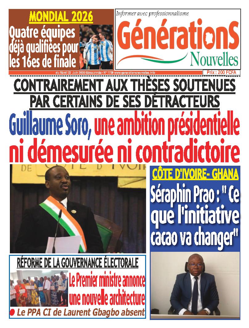 GENERATIONS NOUVELLES N° 1739