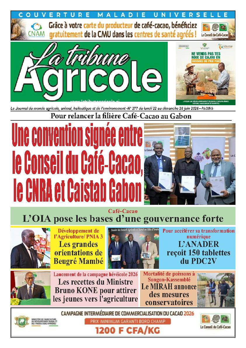 LA TRIBUNE AGRICOLE N° 277