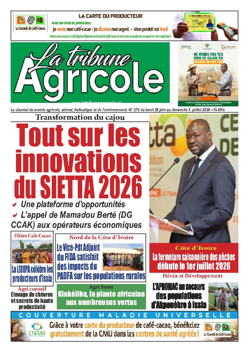 LA TRIBUNE AGRICOLE N° 278