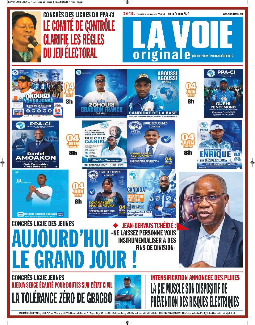LA VOIE ORIGINALE N° 1484
