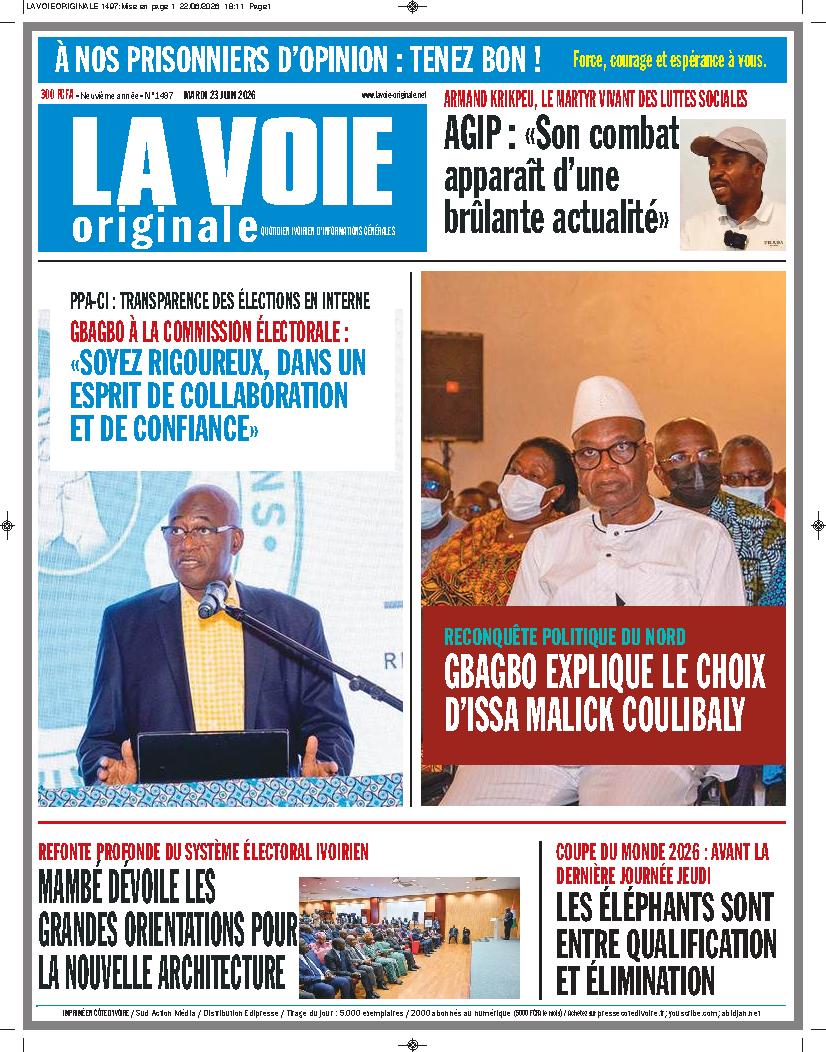 LA VOIE ORIGINALE N° 1497