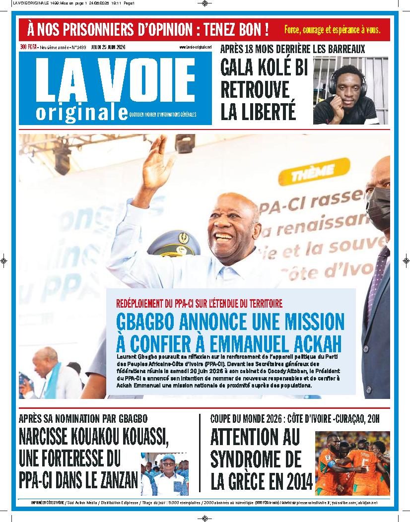 LA VOIE ORIGINALE N° 1499