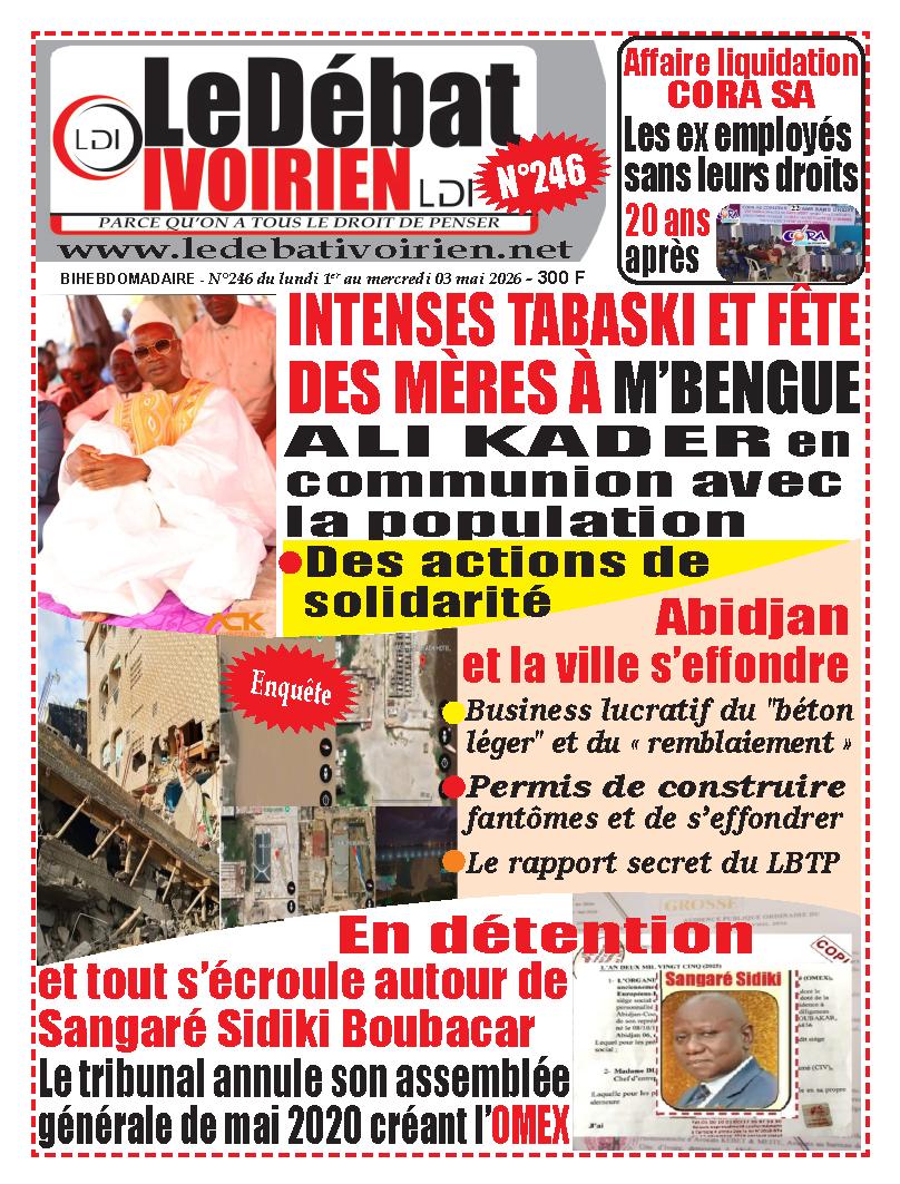 LE DEBAT IVOIRIEN N° 246
