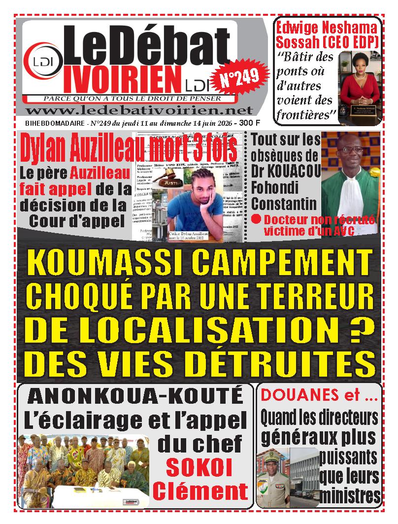 LE DEBAT IVOIRIEN N° 249