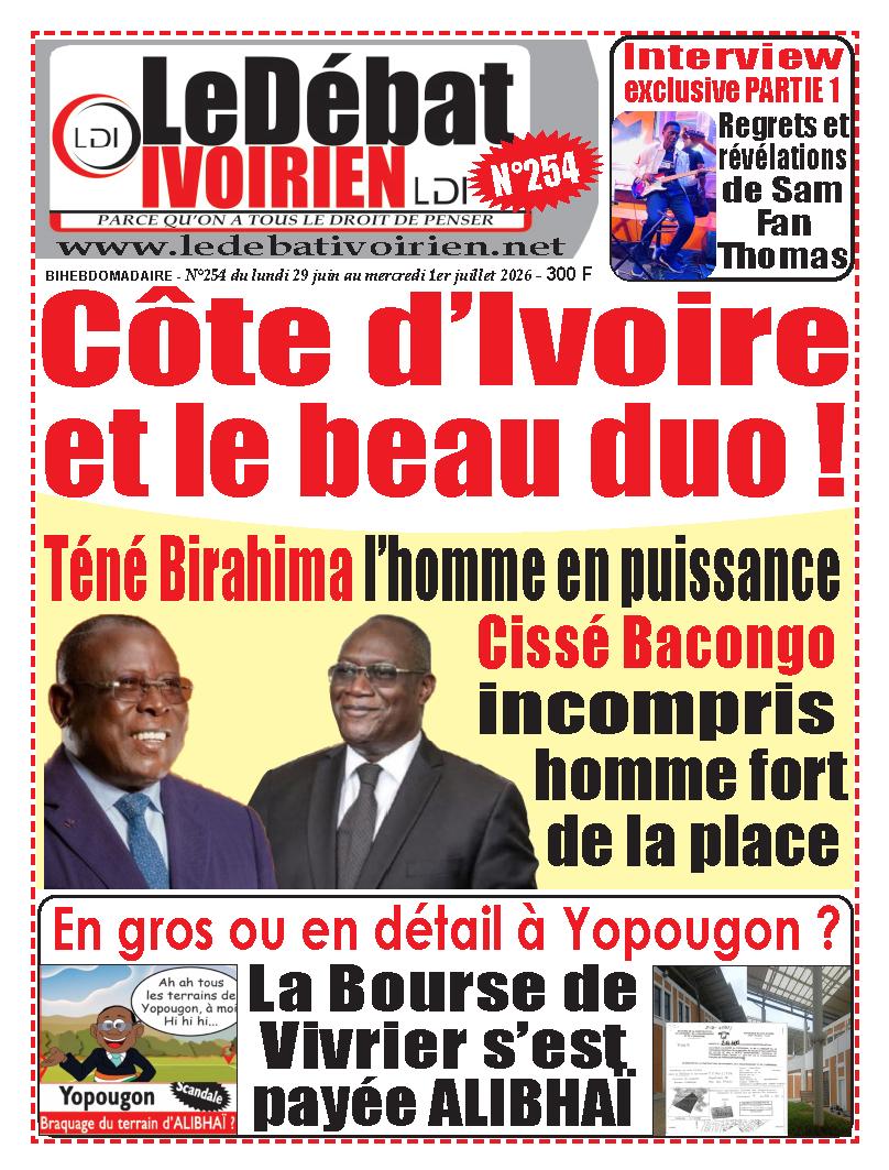 LE DEBAT IVOIRIEN N° 254
