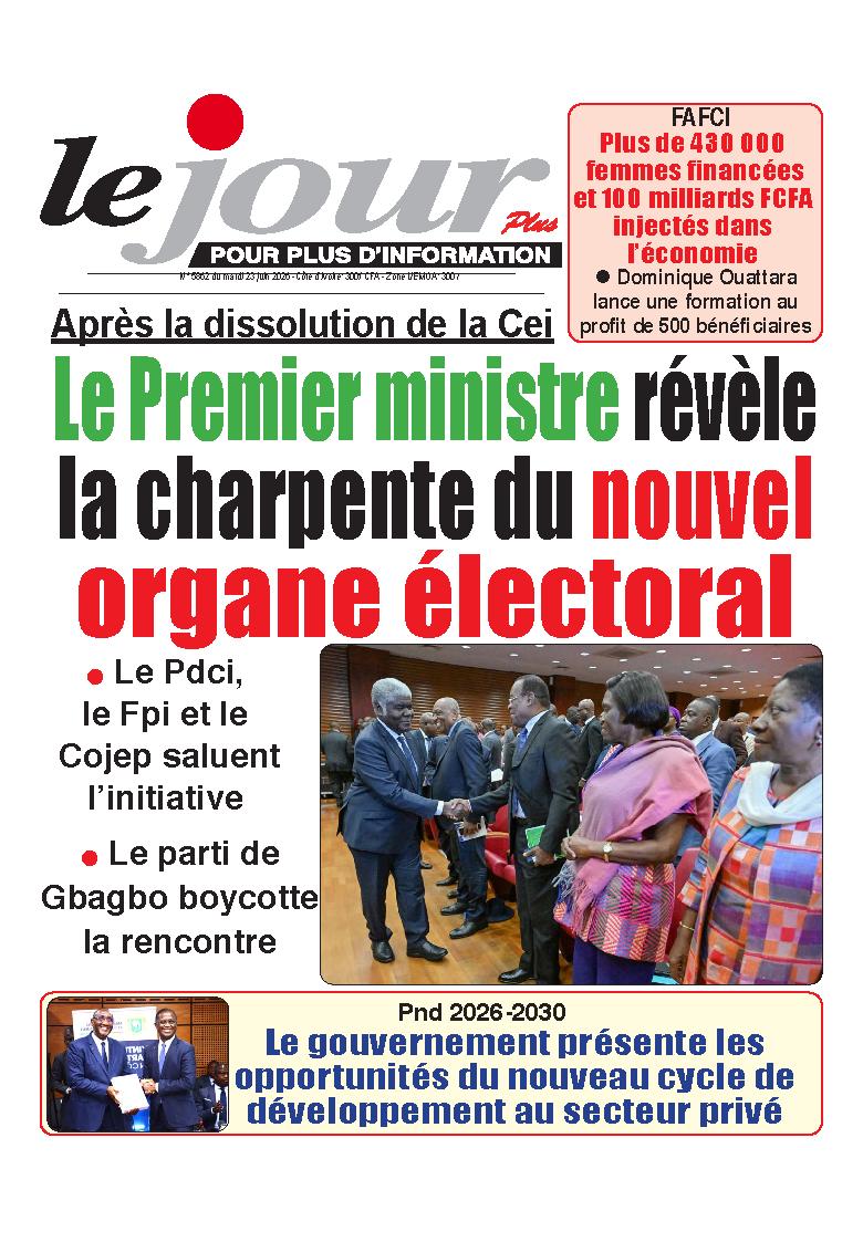 LE JOUR PLUS N° 5862