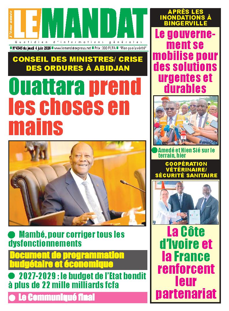 LE MANDAT N° 4345