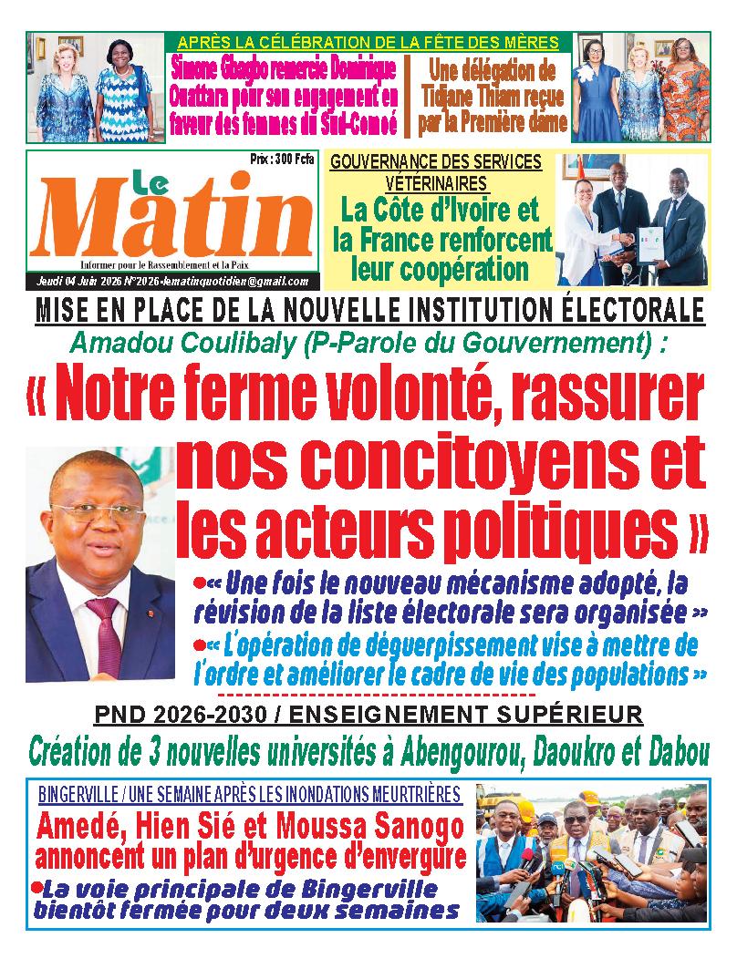 LE MATIN N° 2026