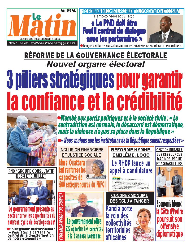 LE MATIN N° 2042