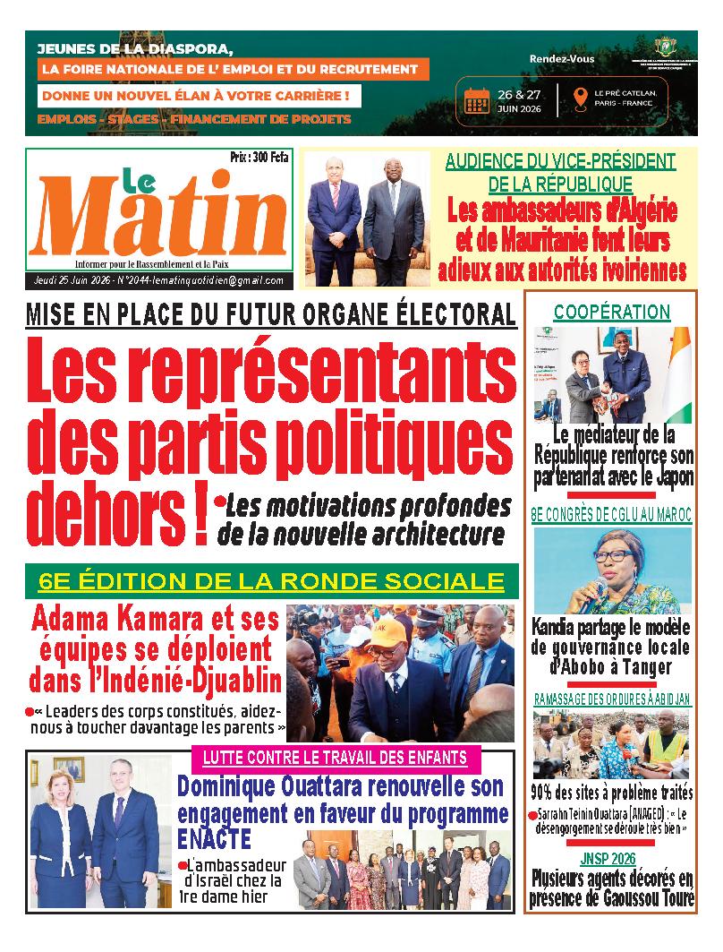 LE MATIN N° 2044