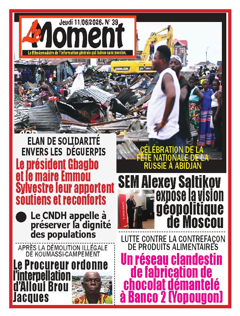 LE MOMENT N° 39