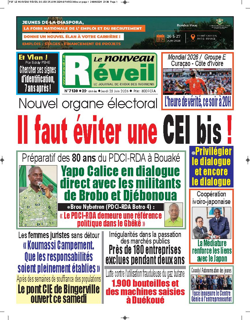 LE NOUVEAU REVEIL N° 7130