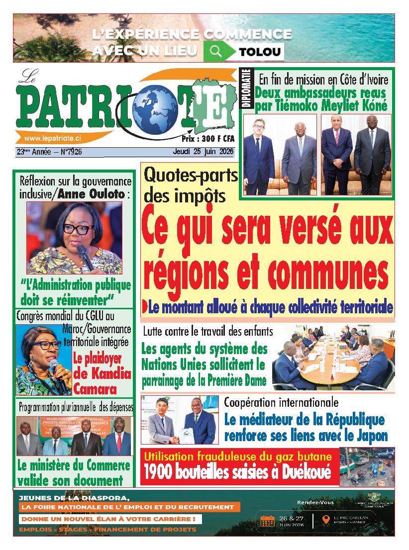 LE PATRIOTE N° 7926
