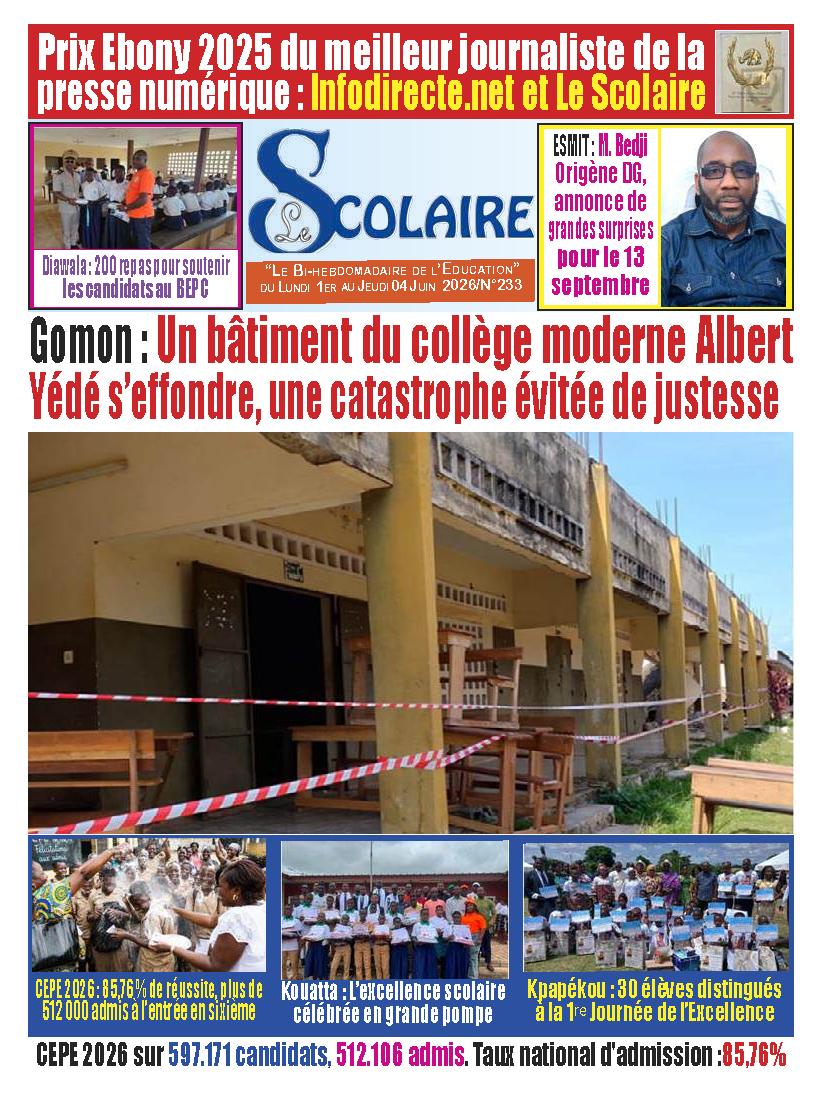 LE SCOLAIRE N° 233