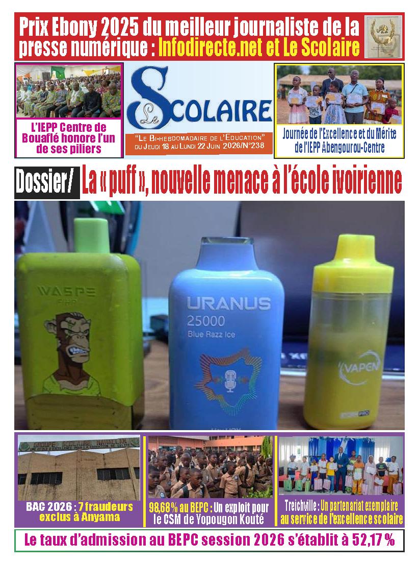 LE SCOLAIRE N° 238