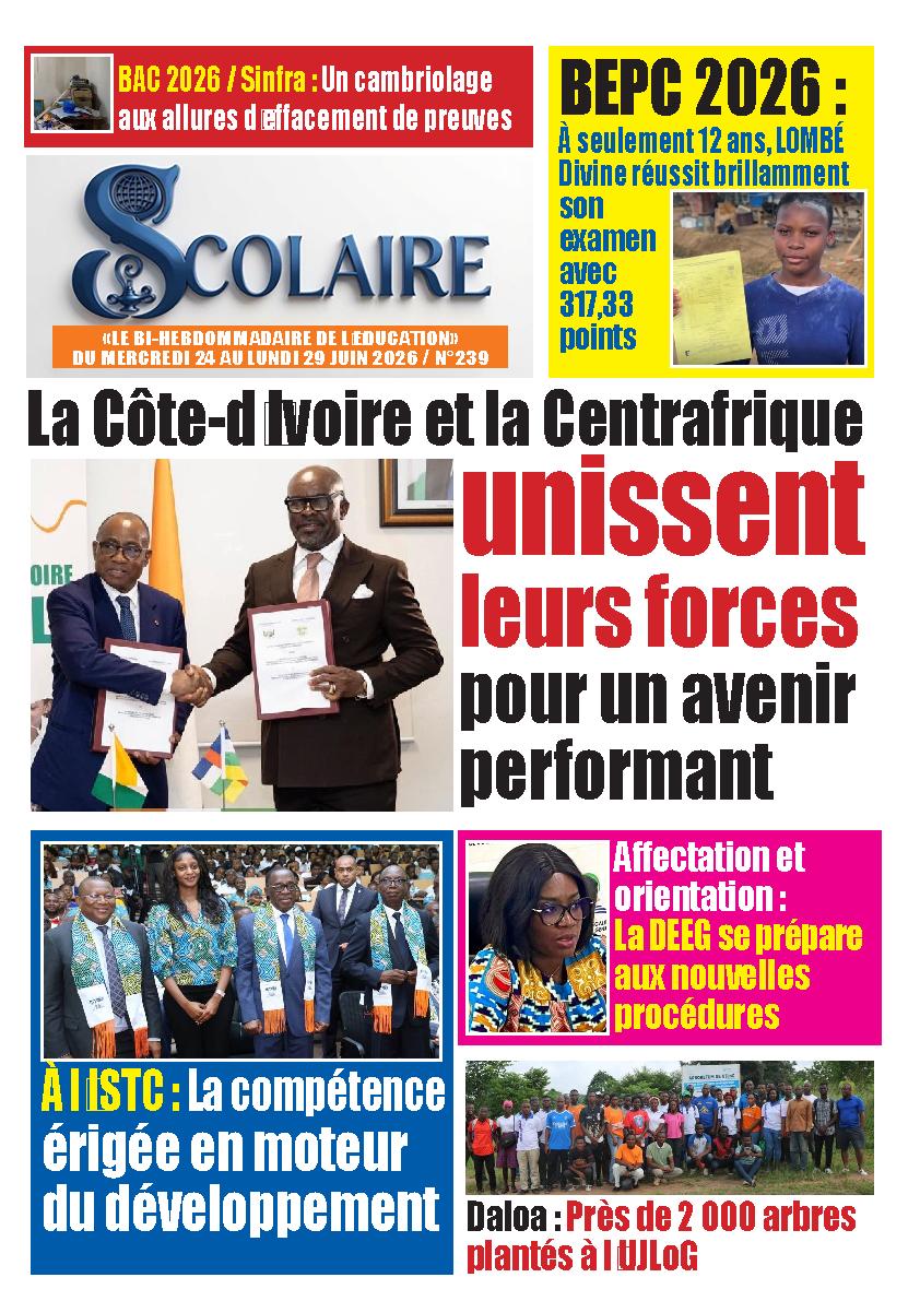 LE SCOLAIRE N° 239