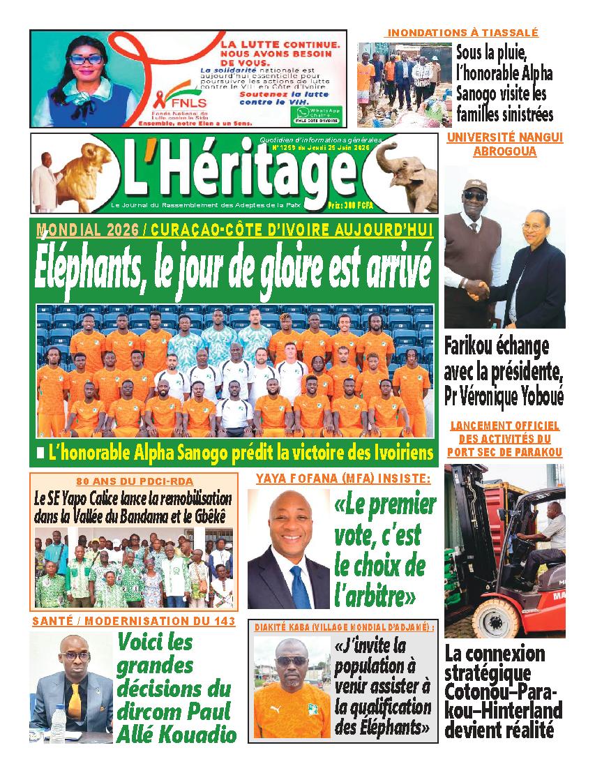 L'HERITAGE N° 1259