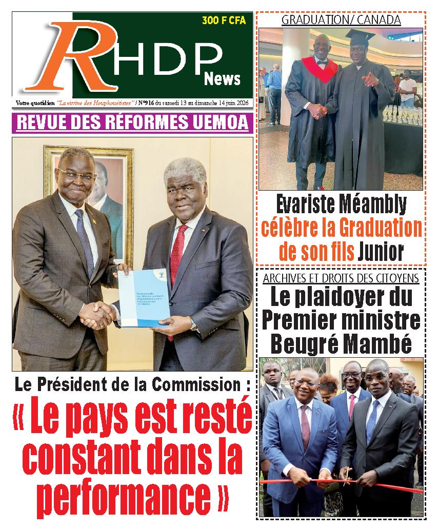 RHDPNEWS N° 916