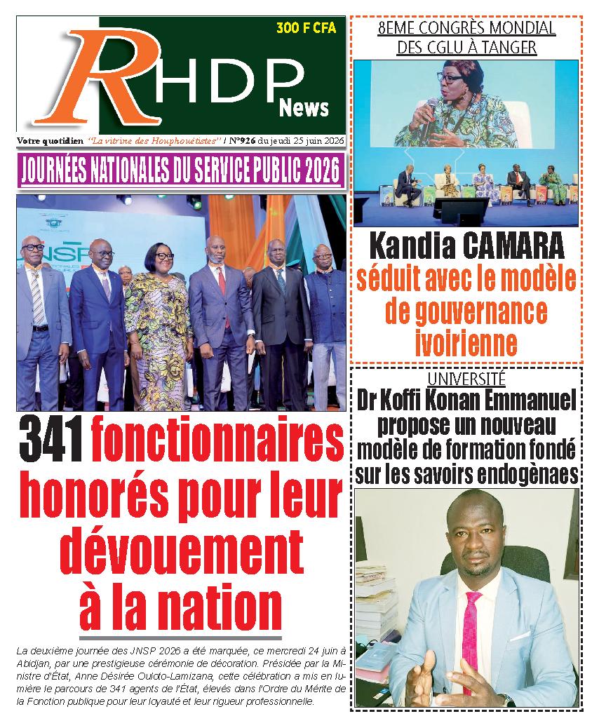 RHDPNEWS N° 926