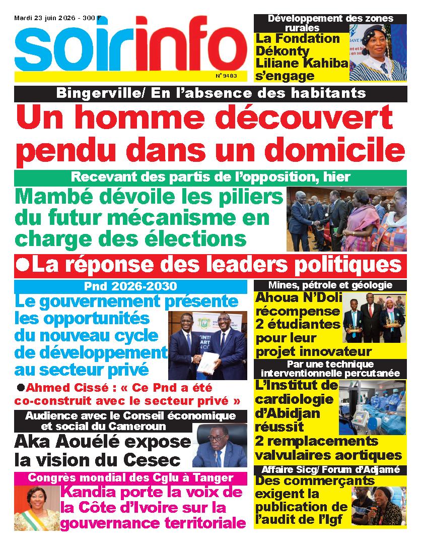SOIR INFO N° 9483