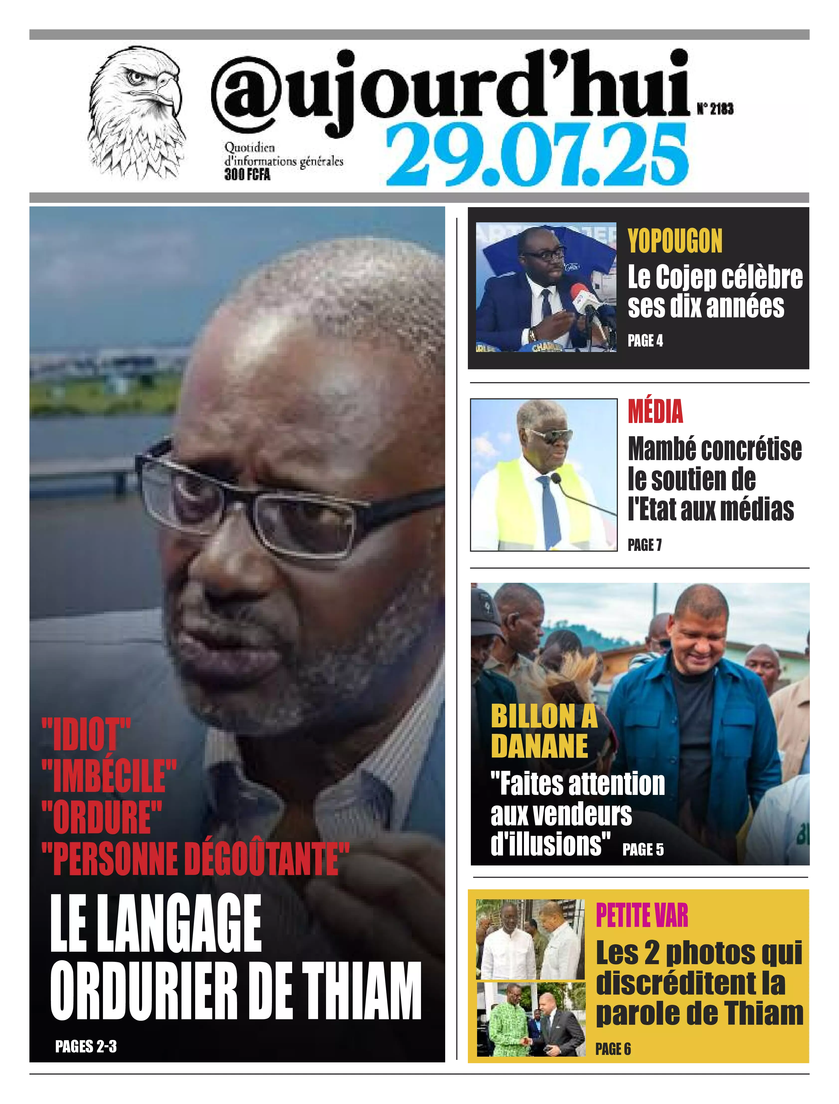 N° 2183 - 2025-07-29