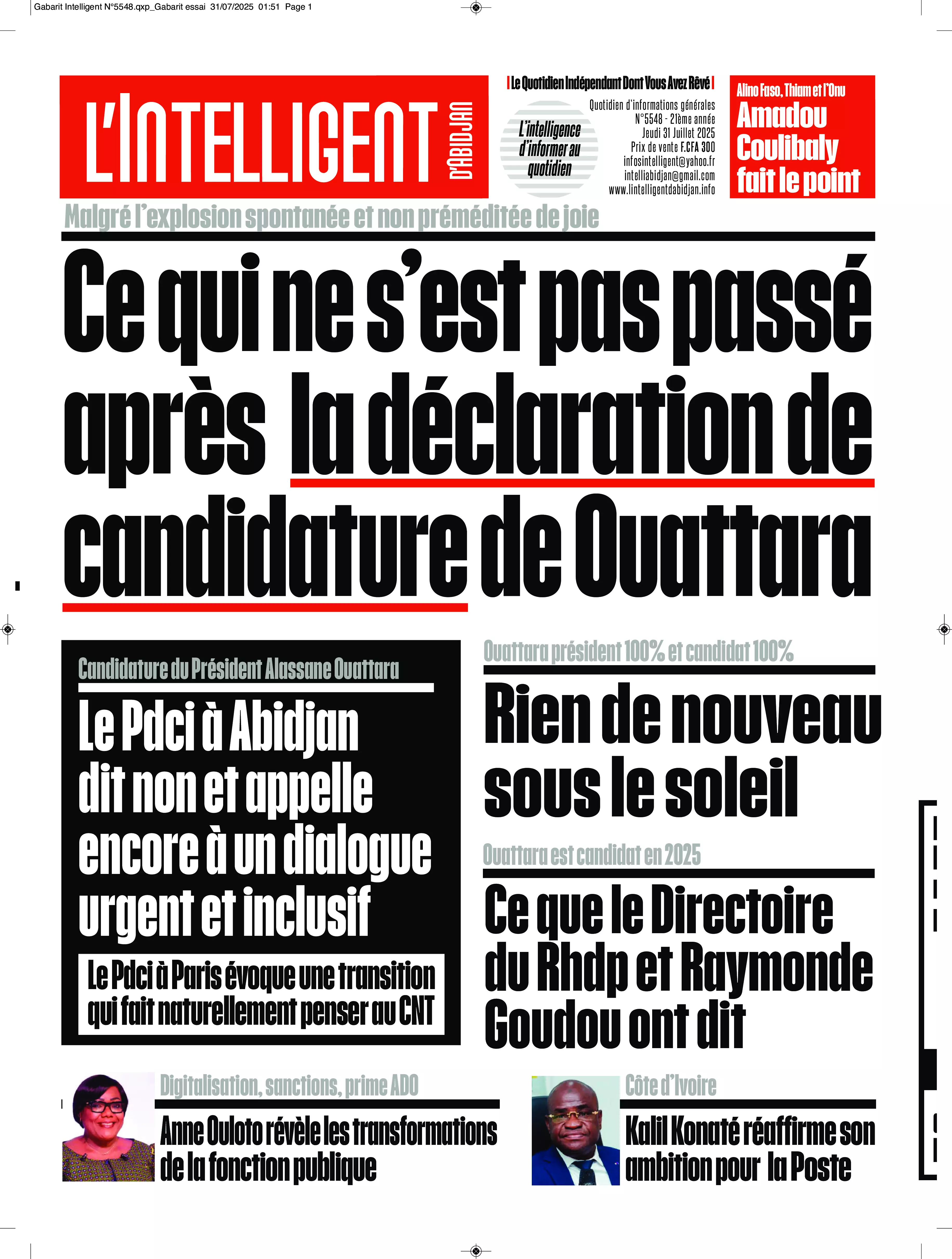 N° 5548 - 2025-07-31