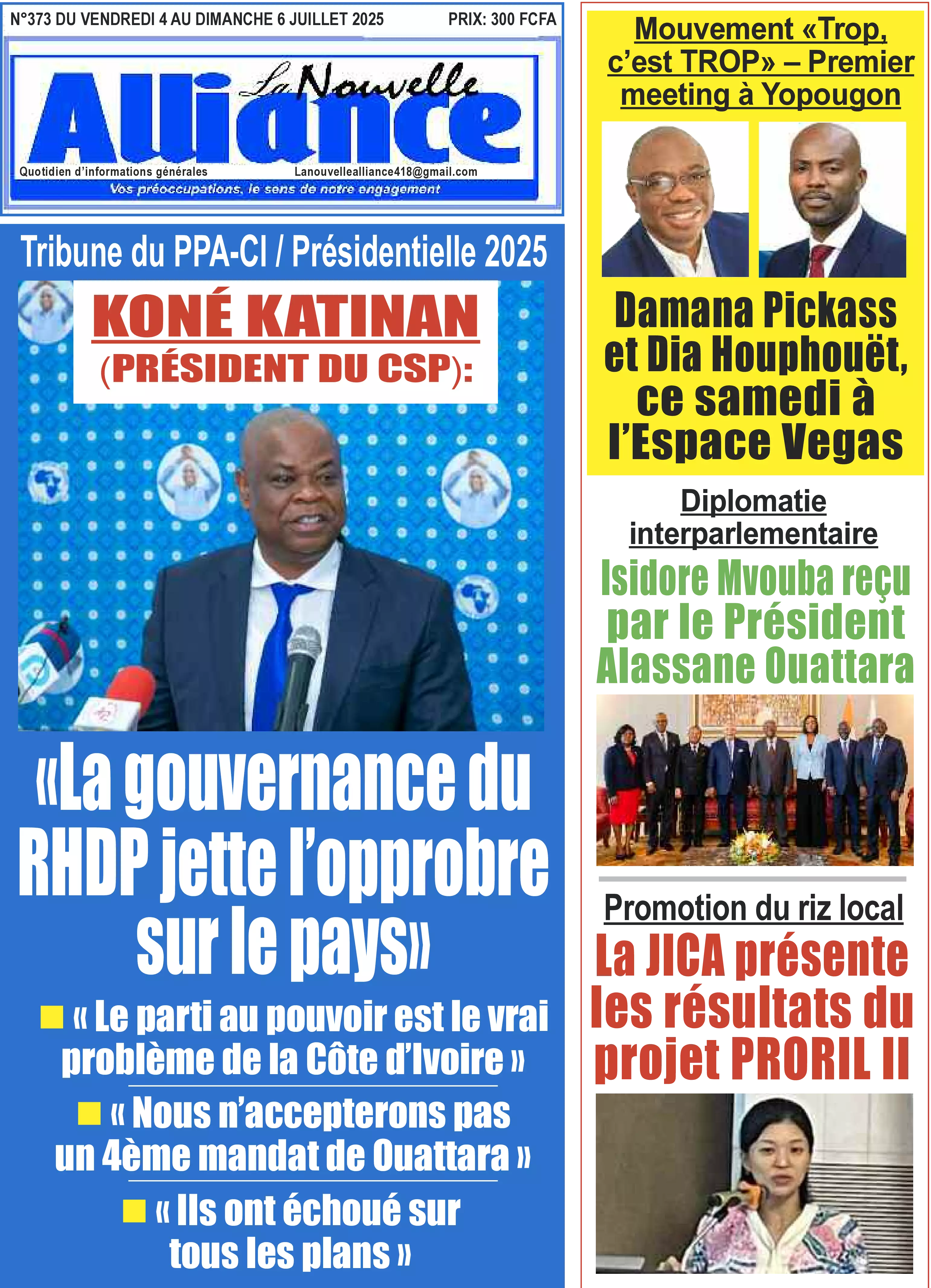 LA NOUVELLE ALLIANCE N° 373