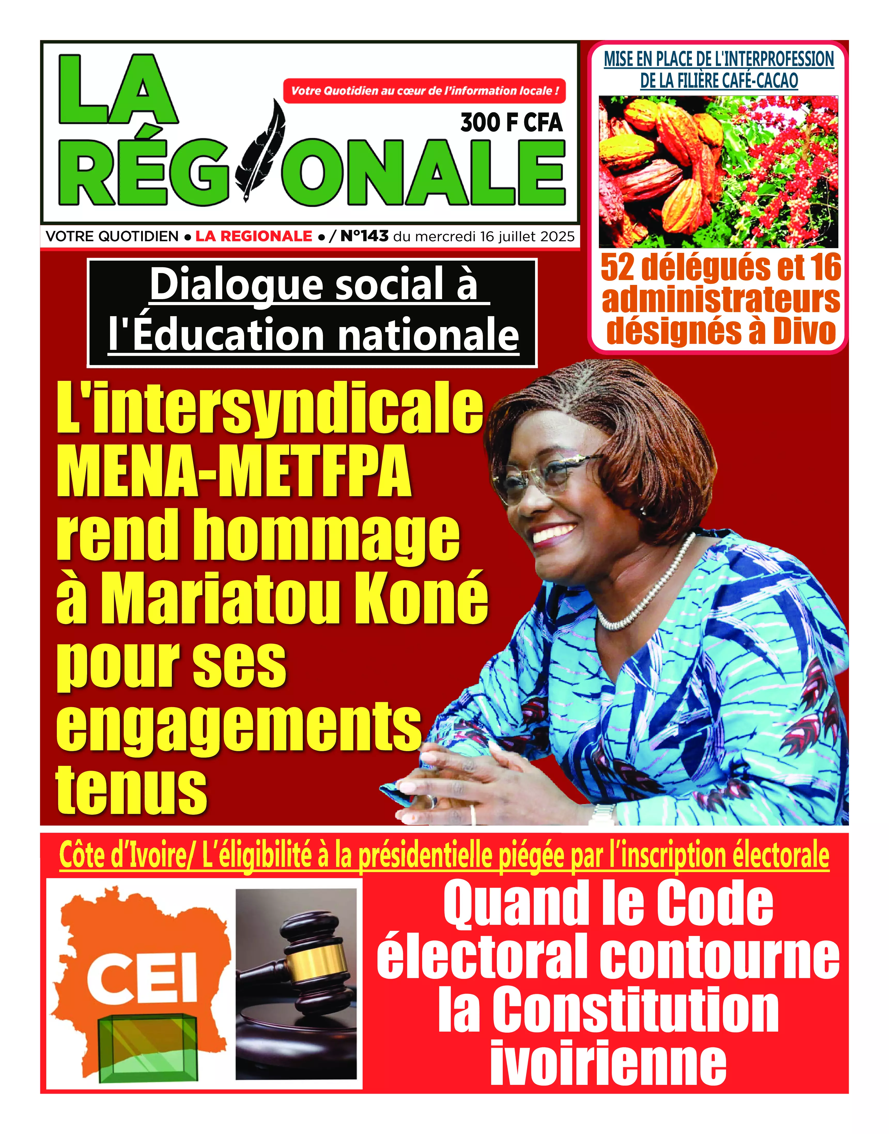 N° 143 - 2025-07-16