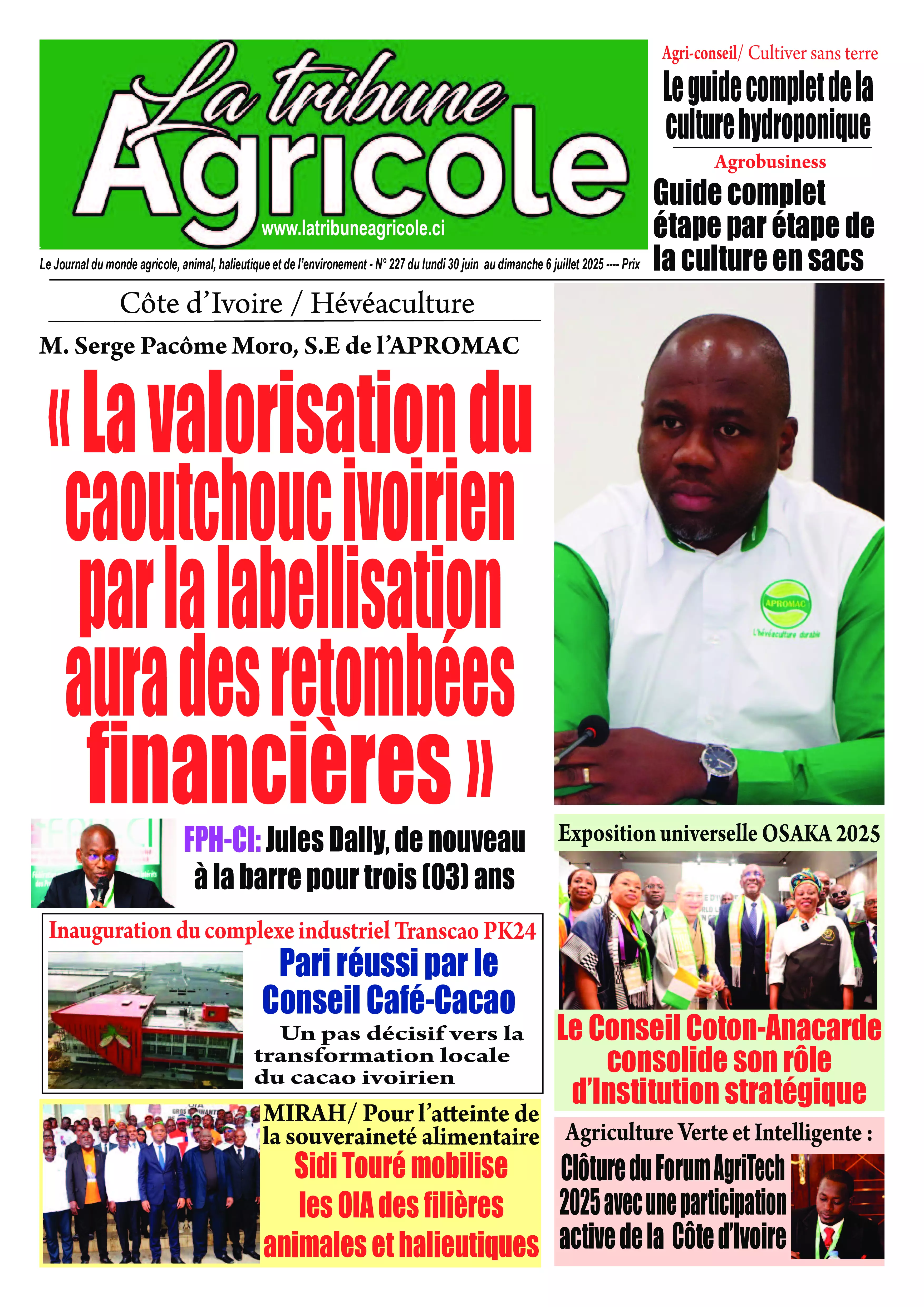 LA TRIBUNE AGRICOLE N° 227