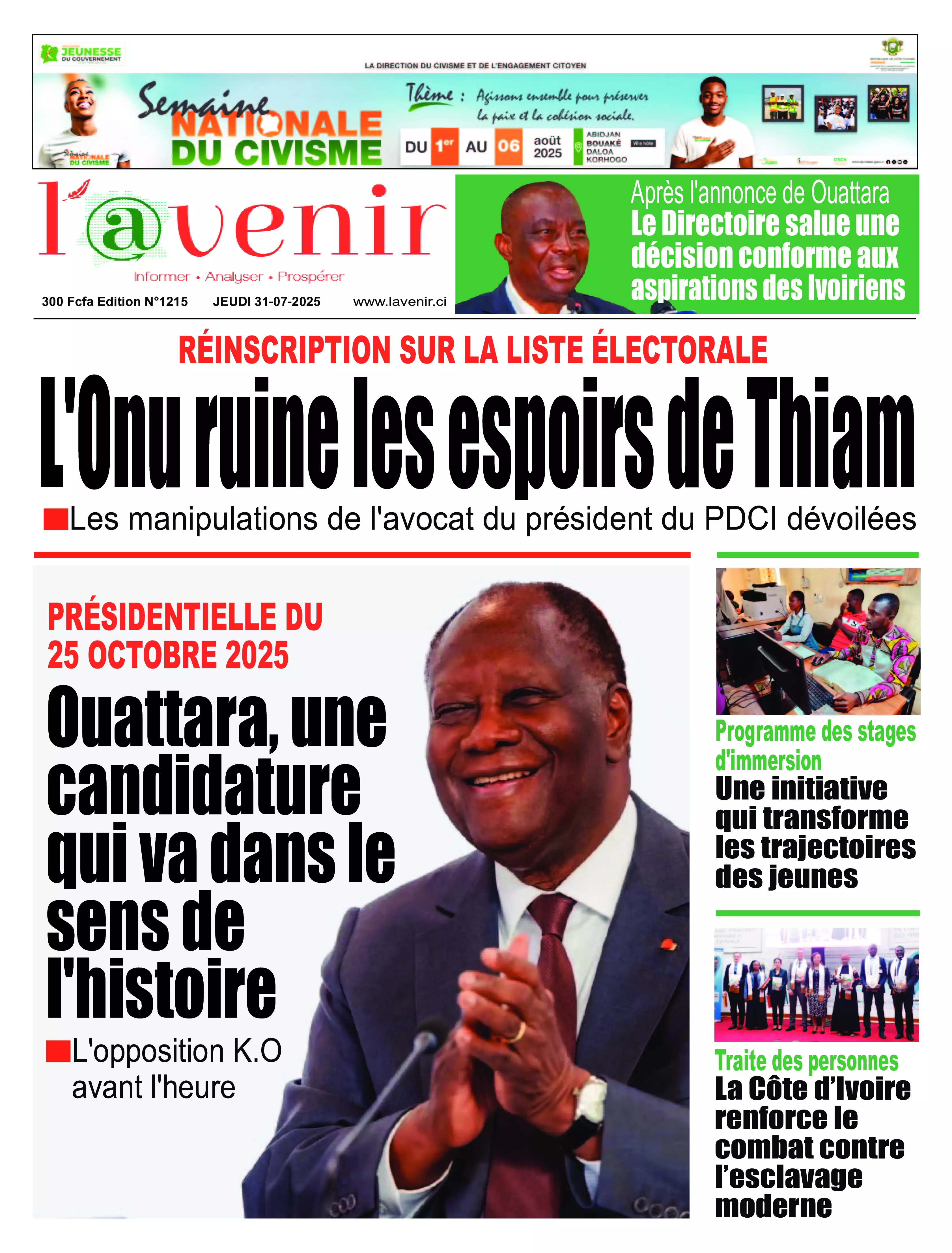 N° 1215 - 2025-07-31