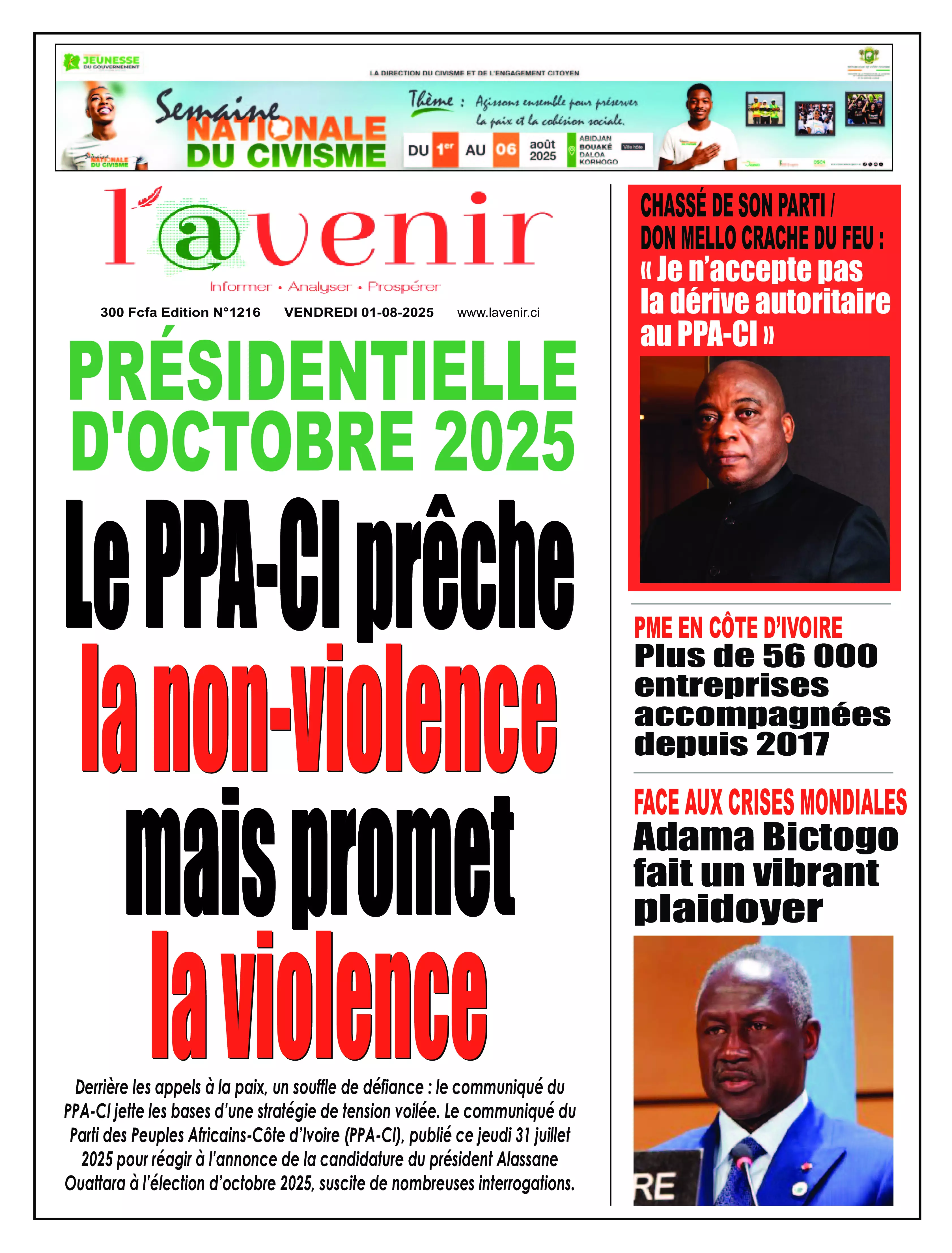 N° 1216 - 2025-08-01