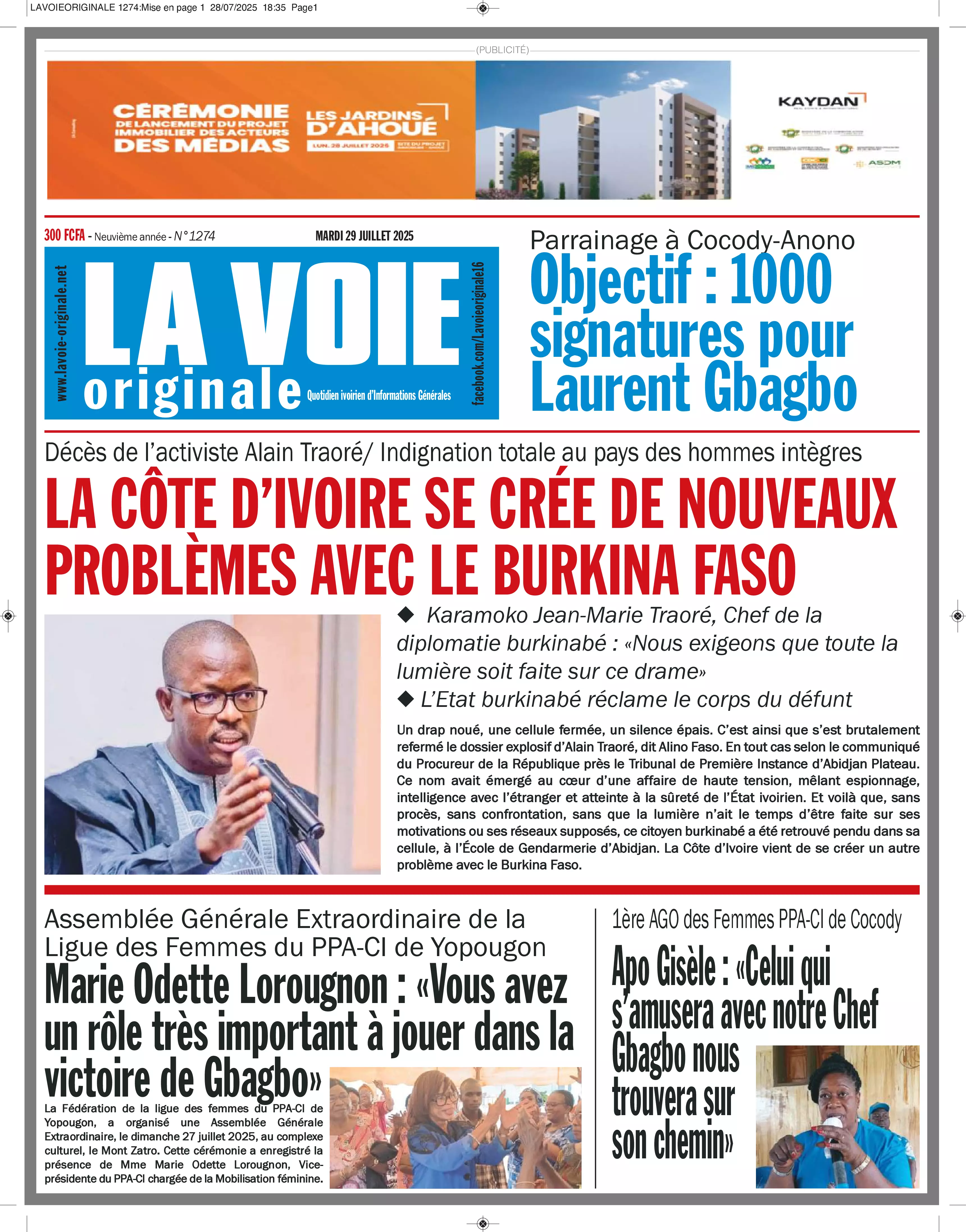 N° 1274 - 2025-07-29