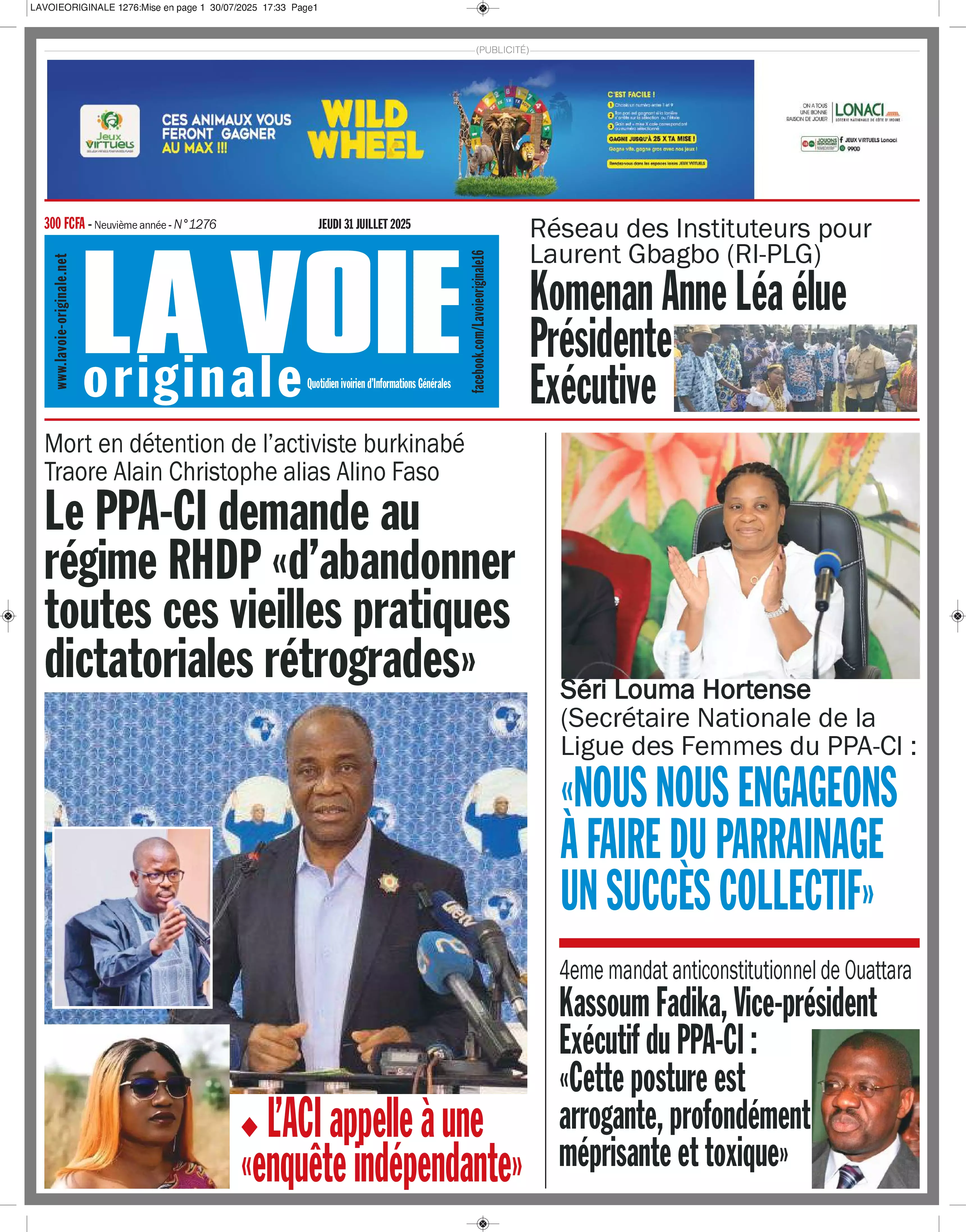 N° 1276 - 2025-07-31