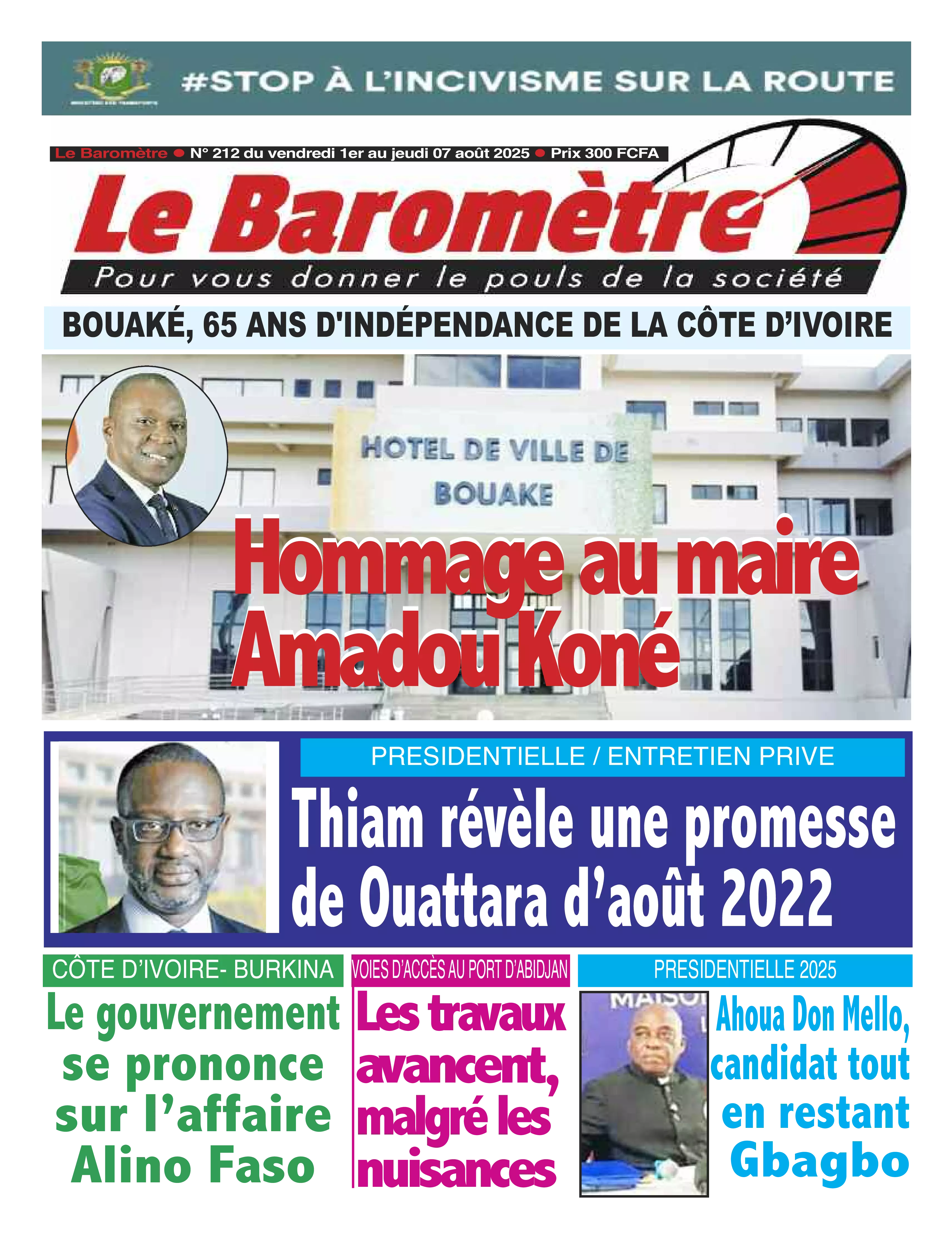 LE BAROMETRE N° 212