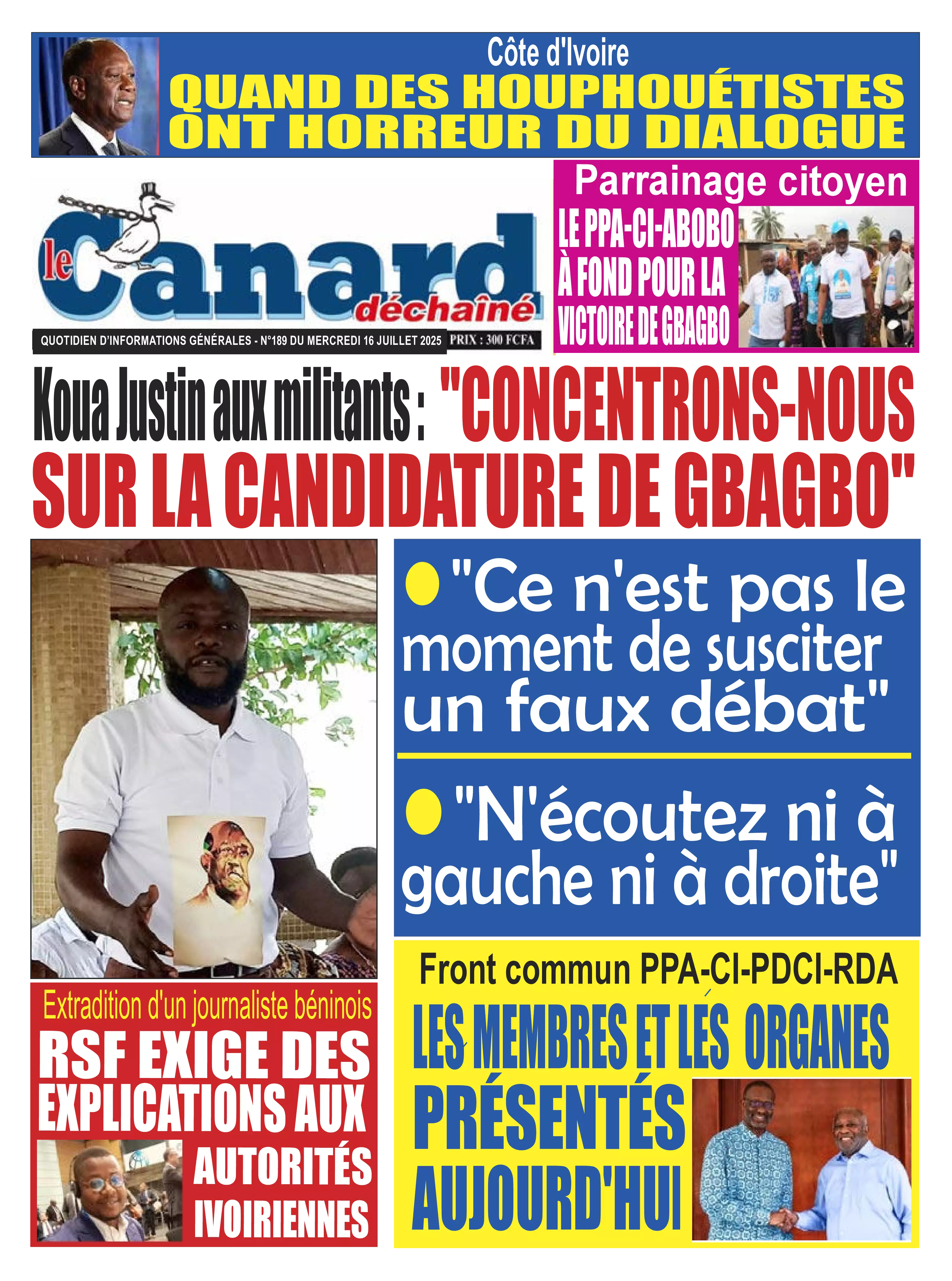 N° 189 - 2025-07-16