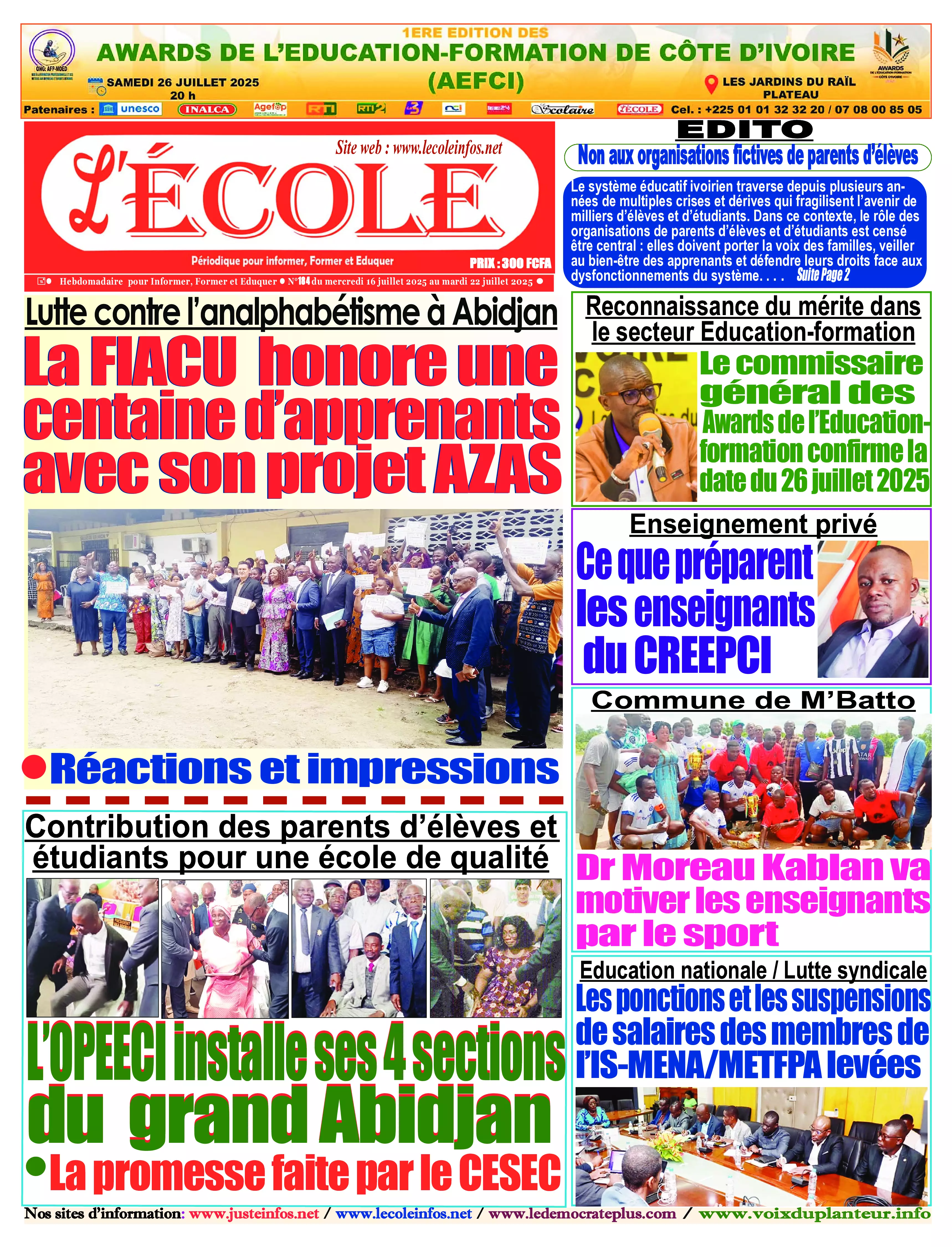 N° 184 - 2025-07-16