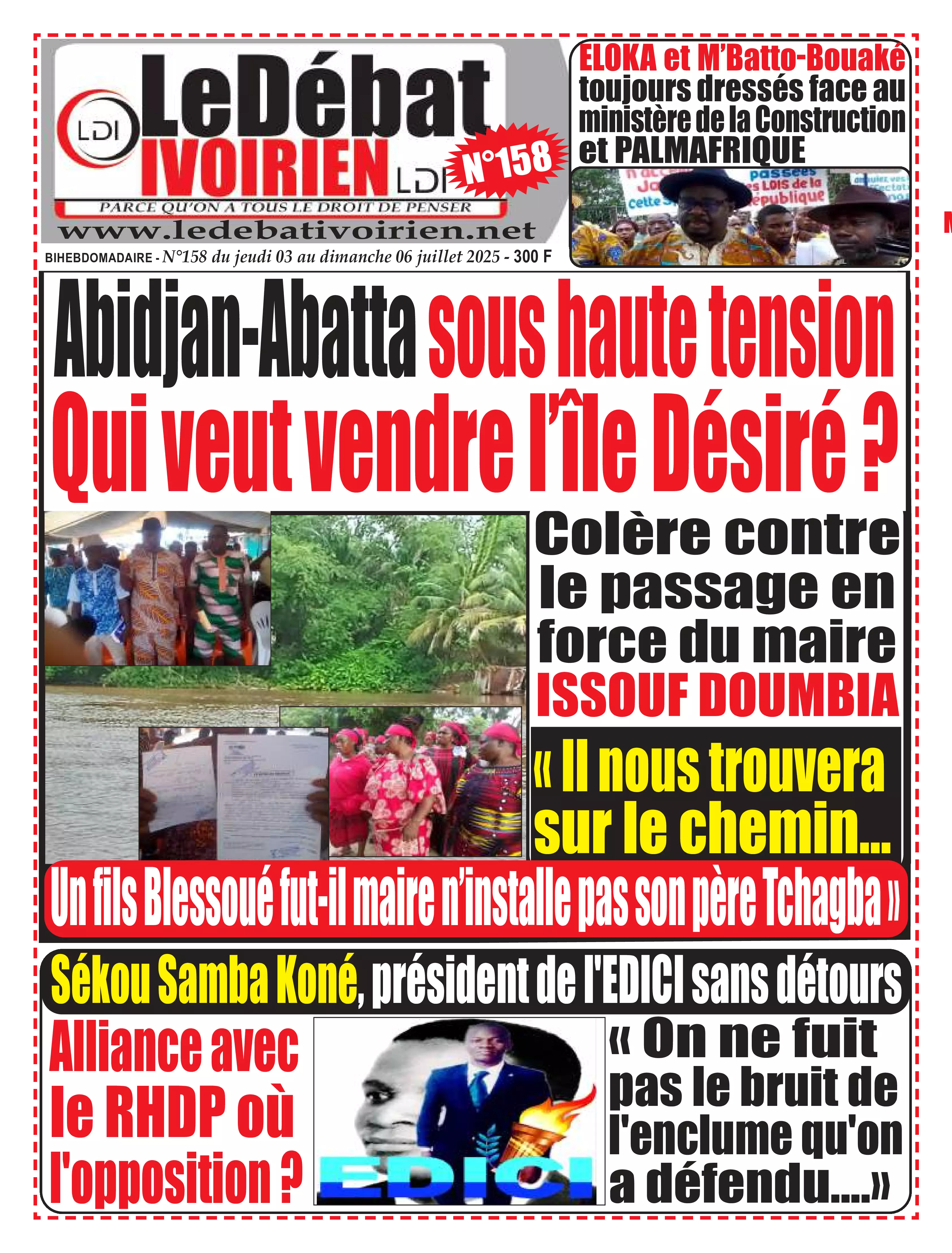 LE DEBAT IVOIRIEN N° 158
