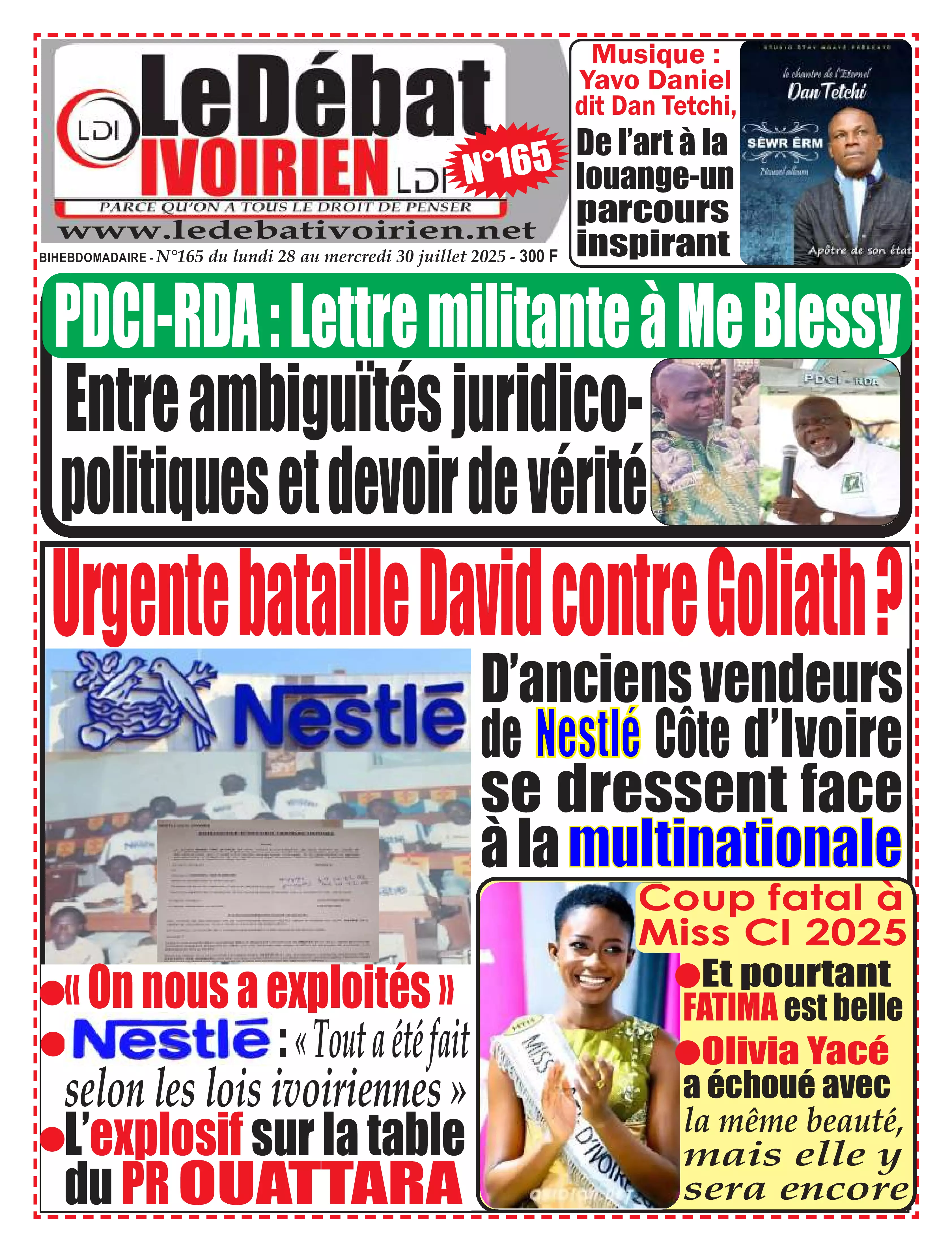 N° 165 - 2025-07-28