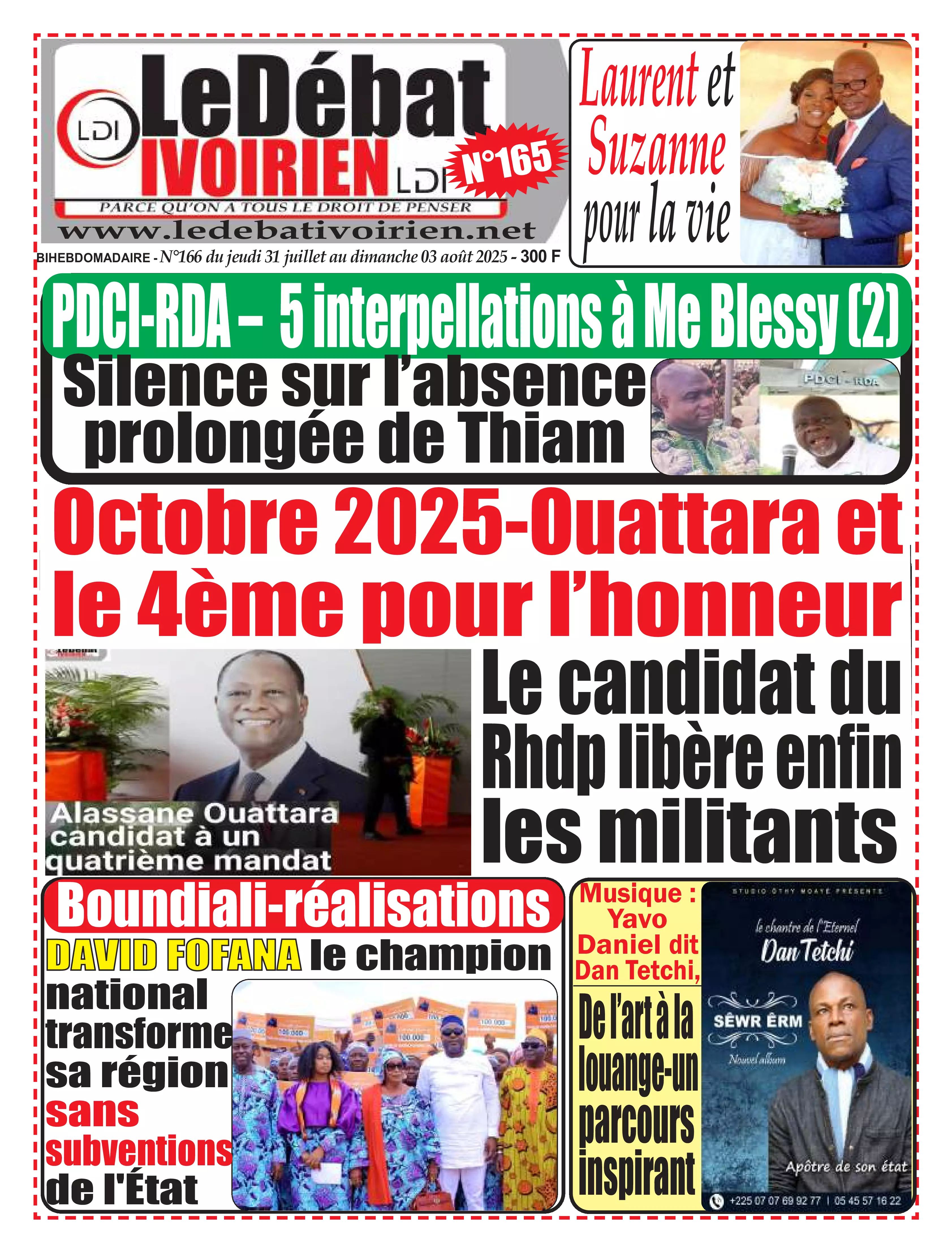 N° 166 - 2025-07-31