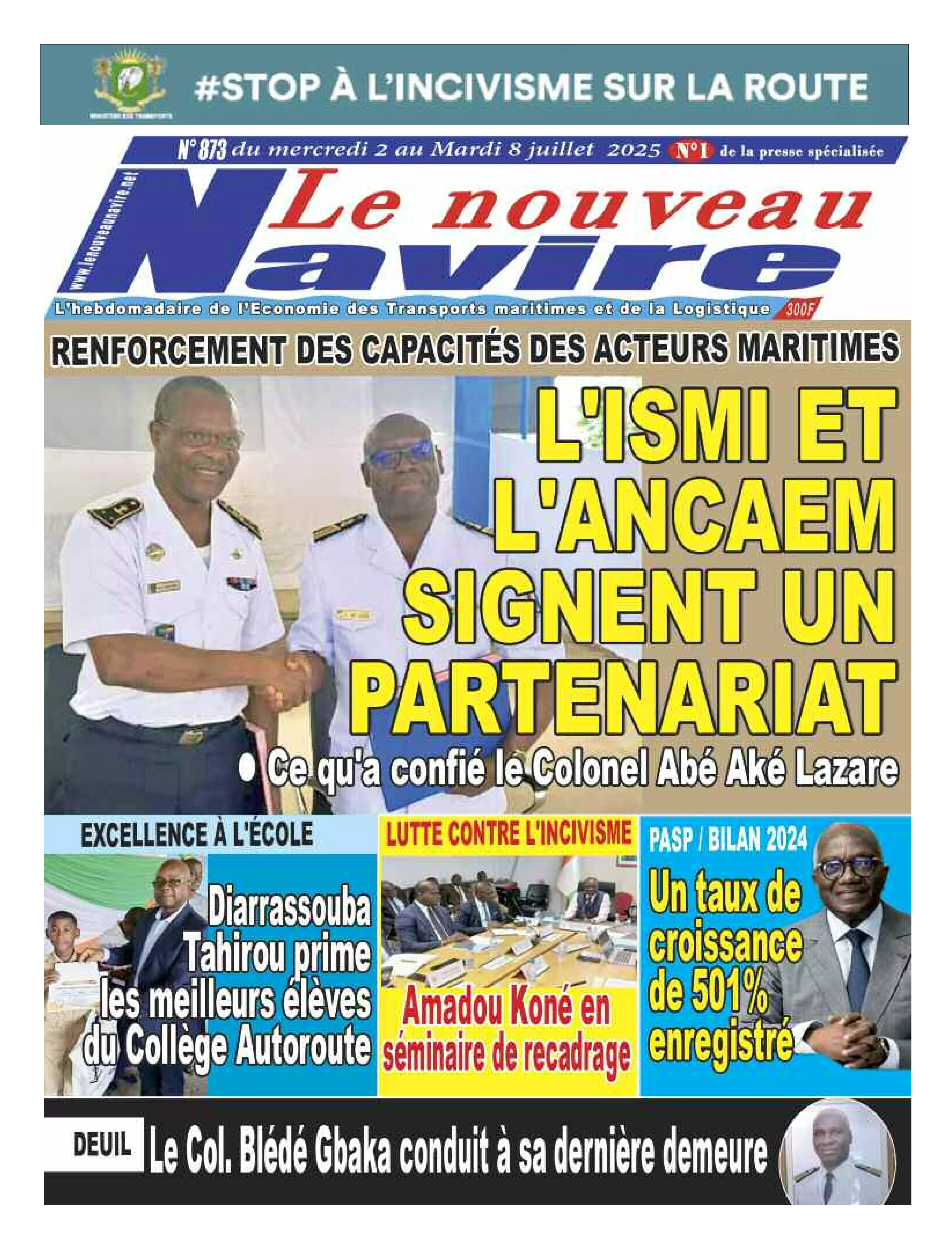 LE NOUVEAU NAVIRE N° 873