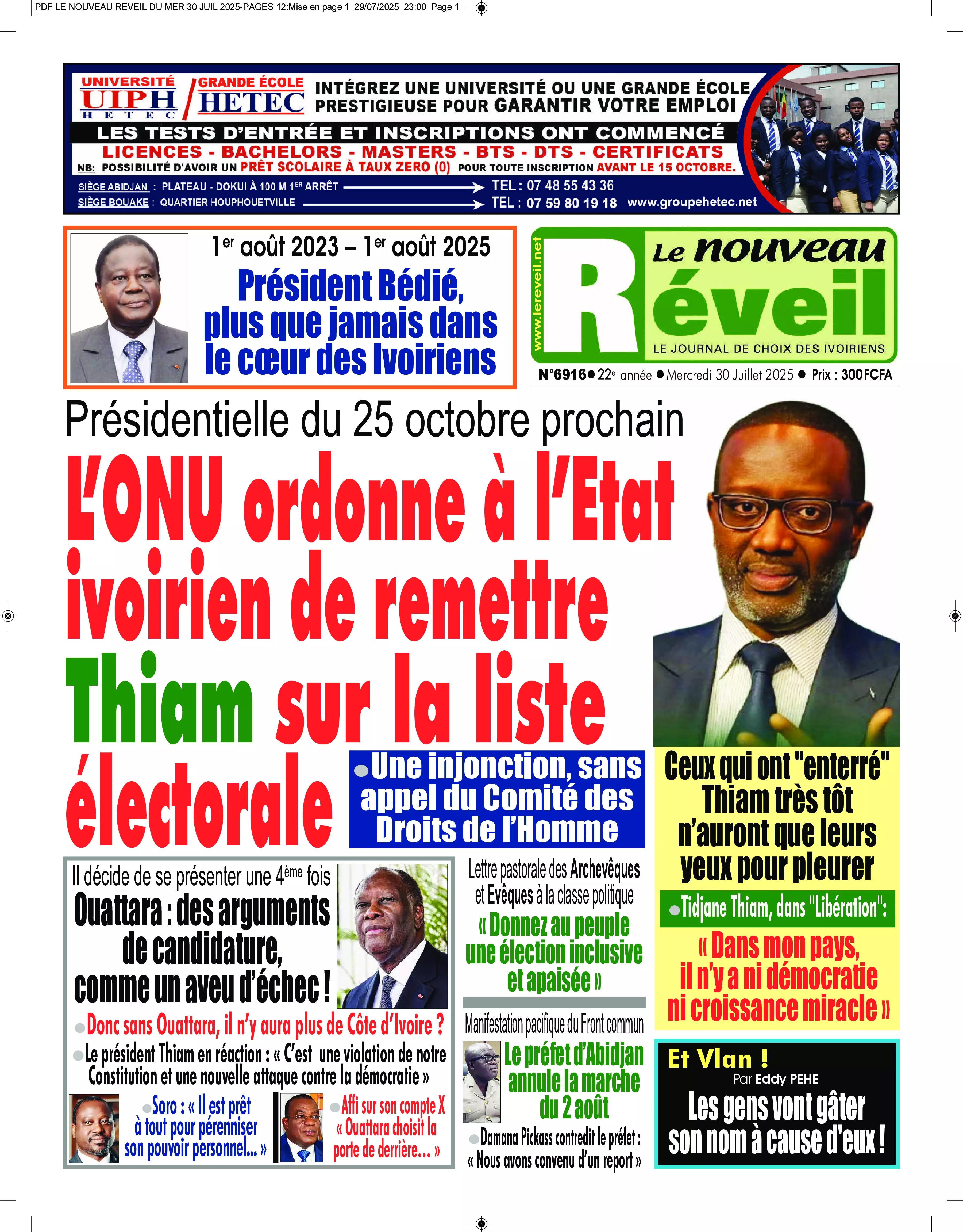 LE NOUVEAU REVEIL