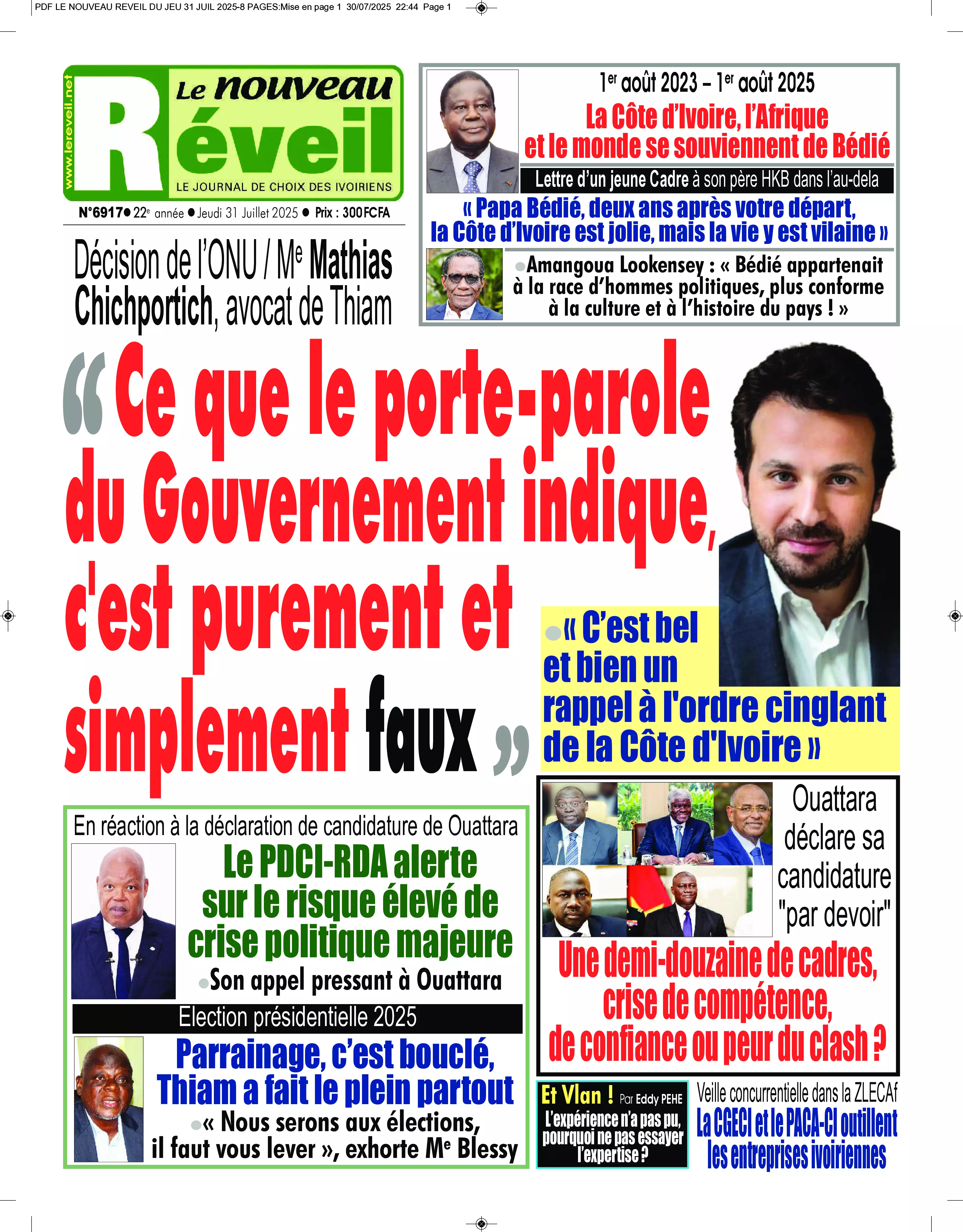 N° 6917 - 2025-07-31