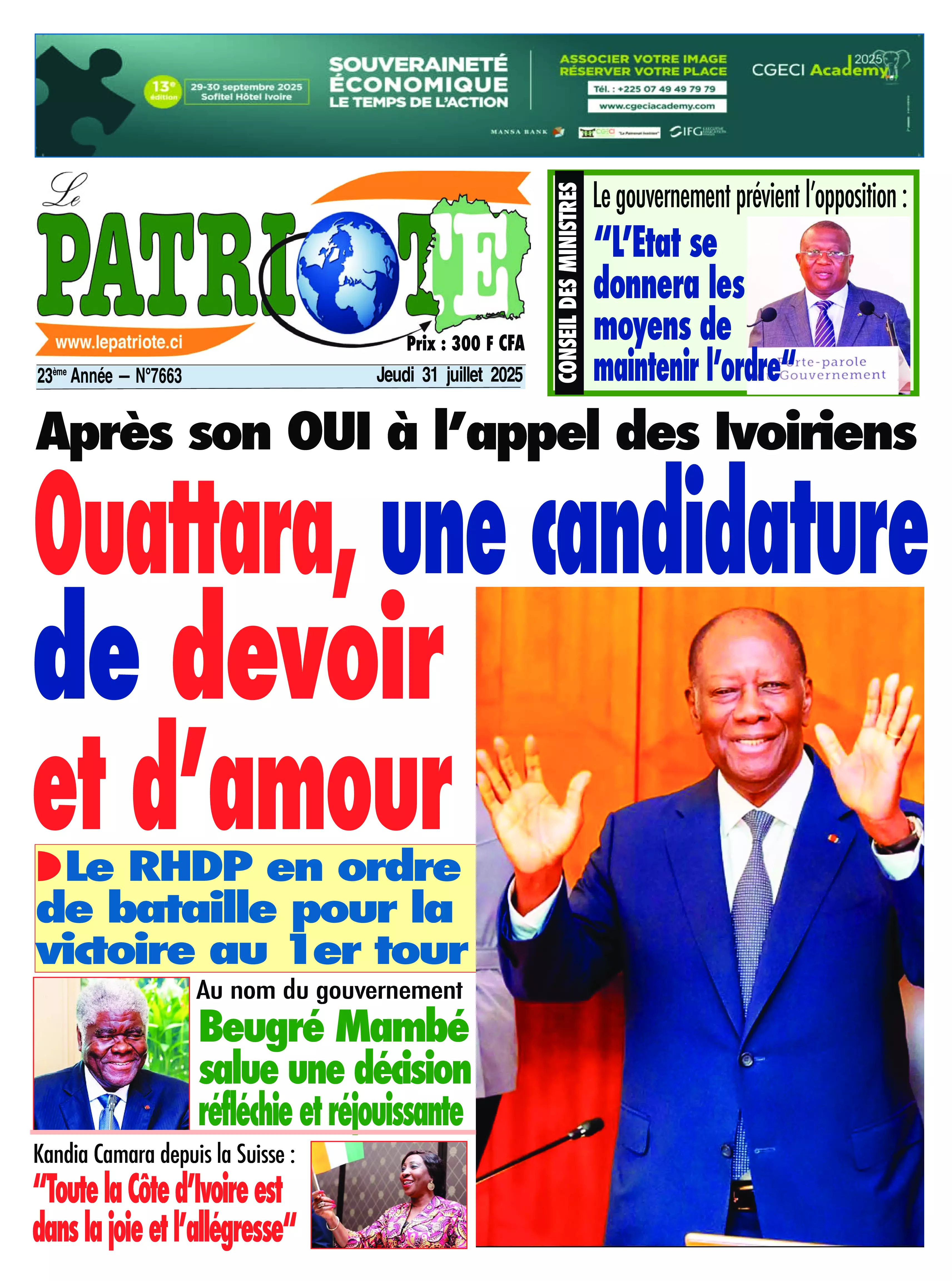 N° 7663 - 2025-07-31