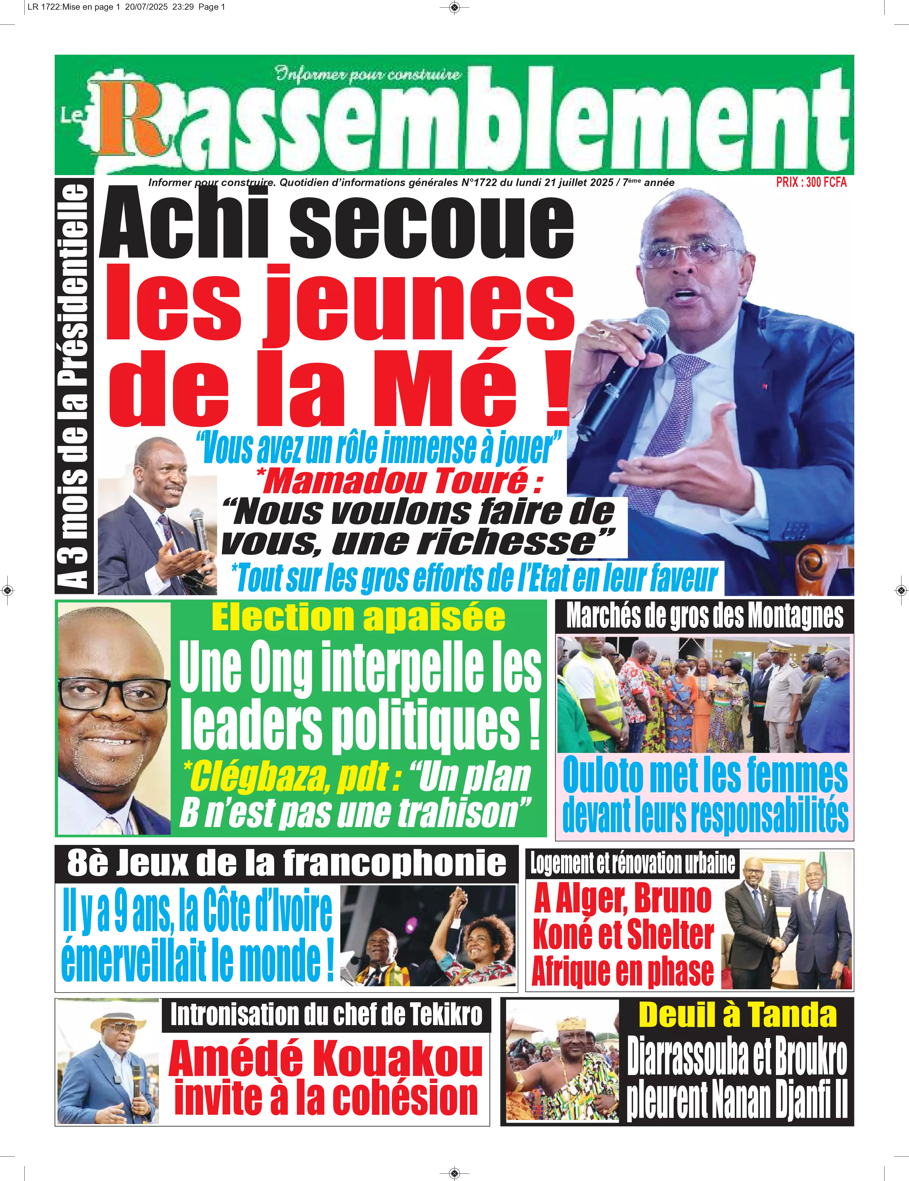 N° 1722 - 2025-07-21