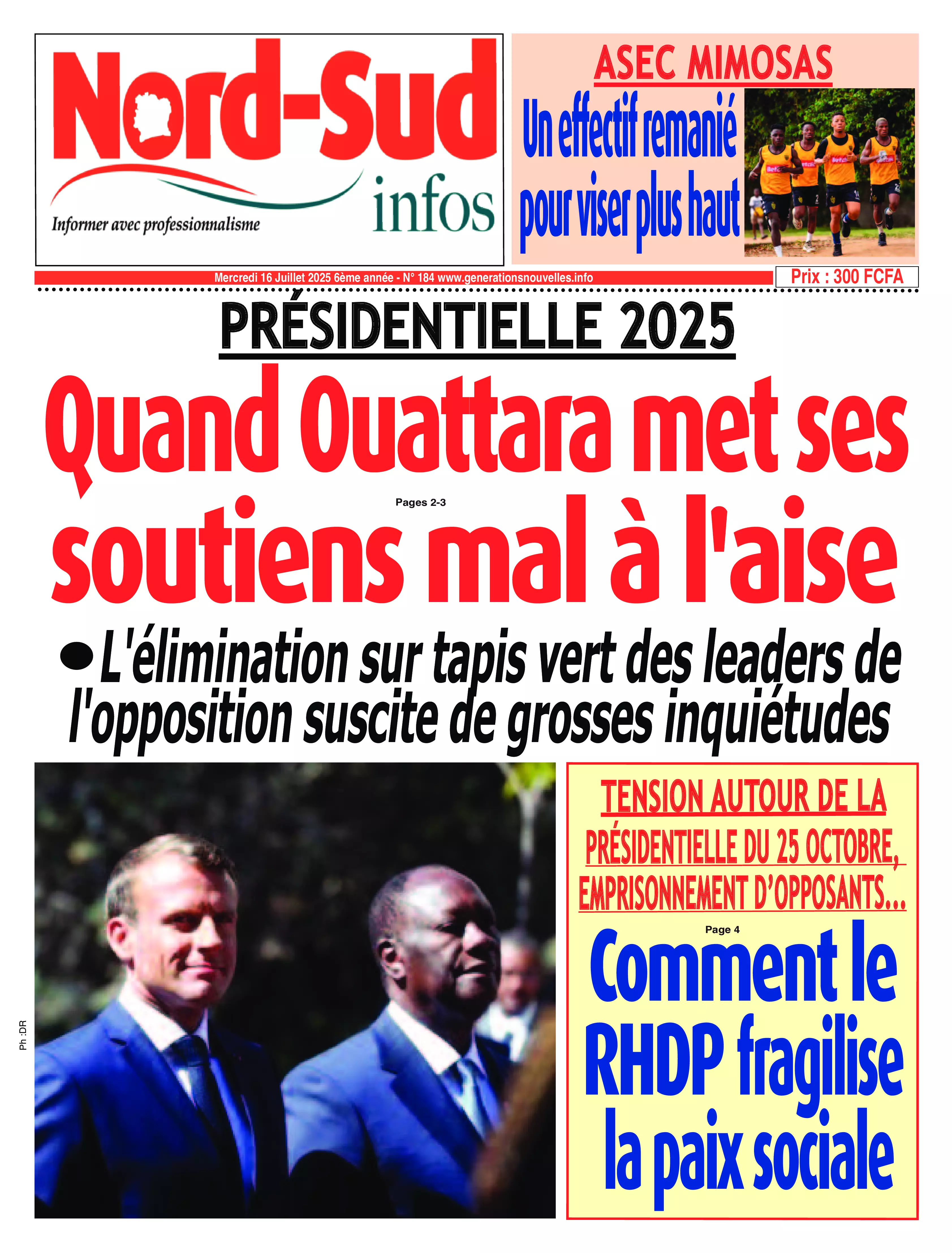 N° 184 - 2025-07-16